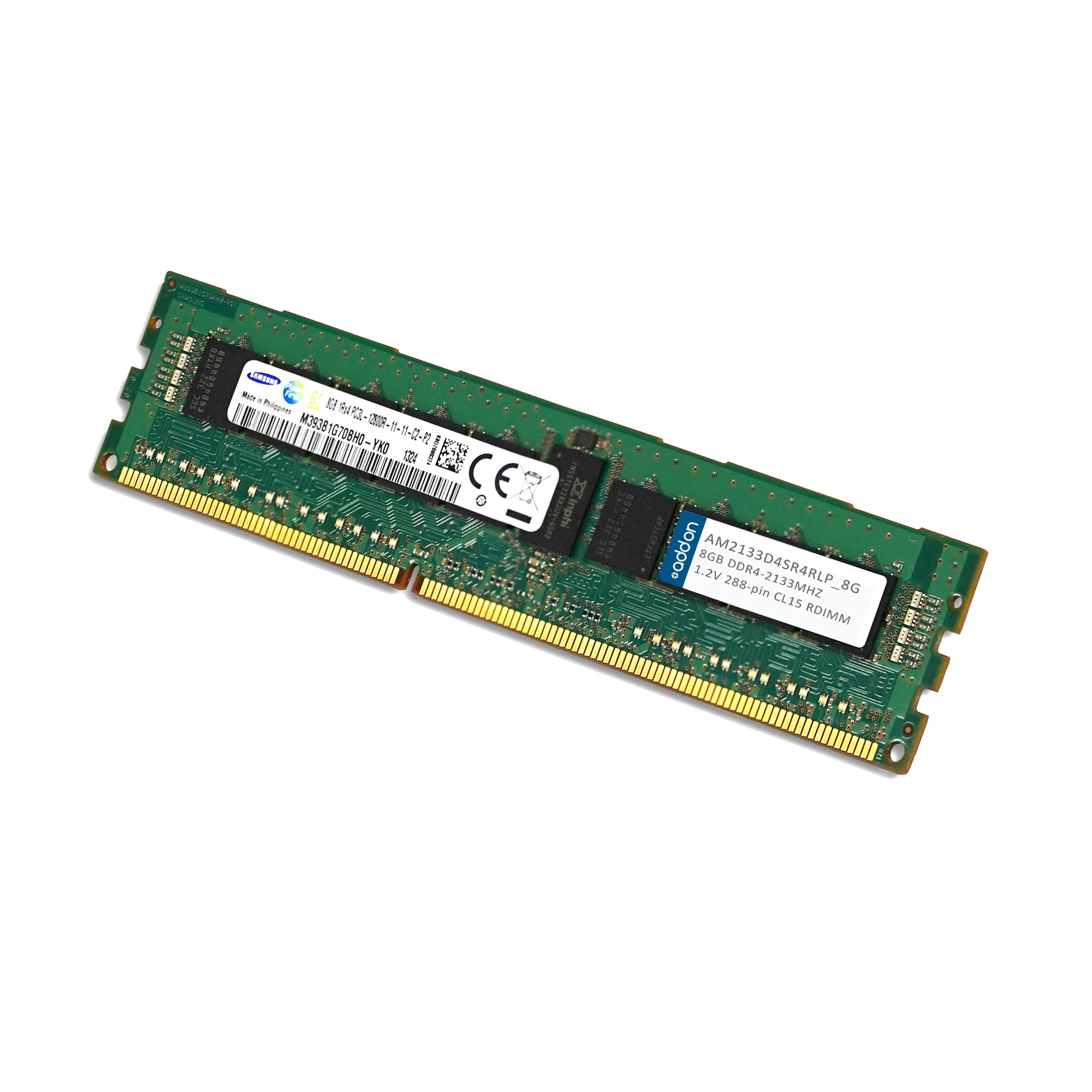 AddOn 8GB DDR3 SDRAM Server RAM Module, 2133MHz ECC Registered