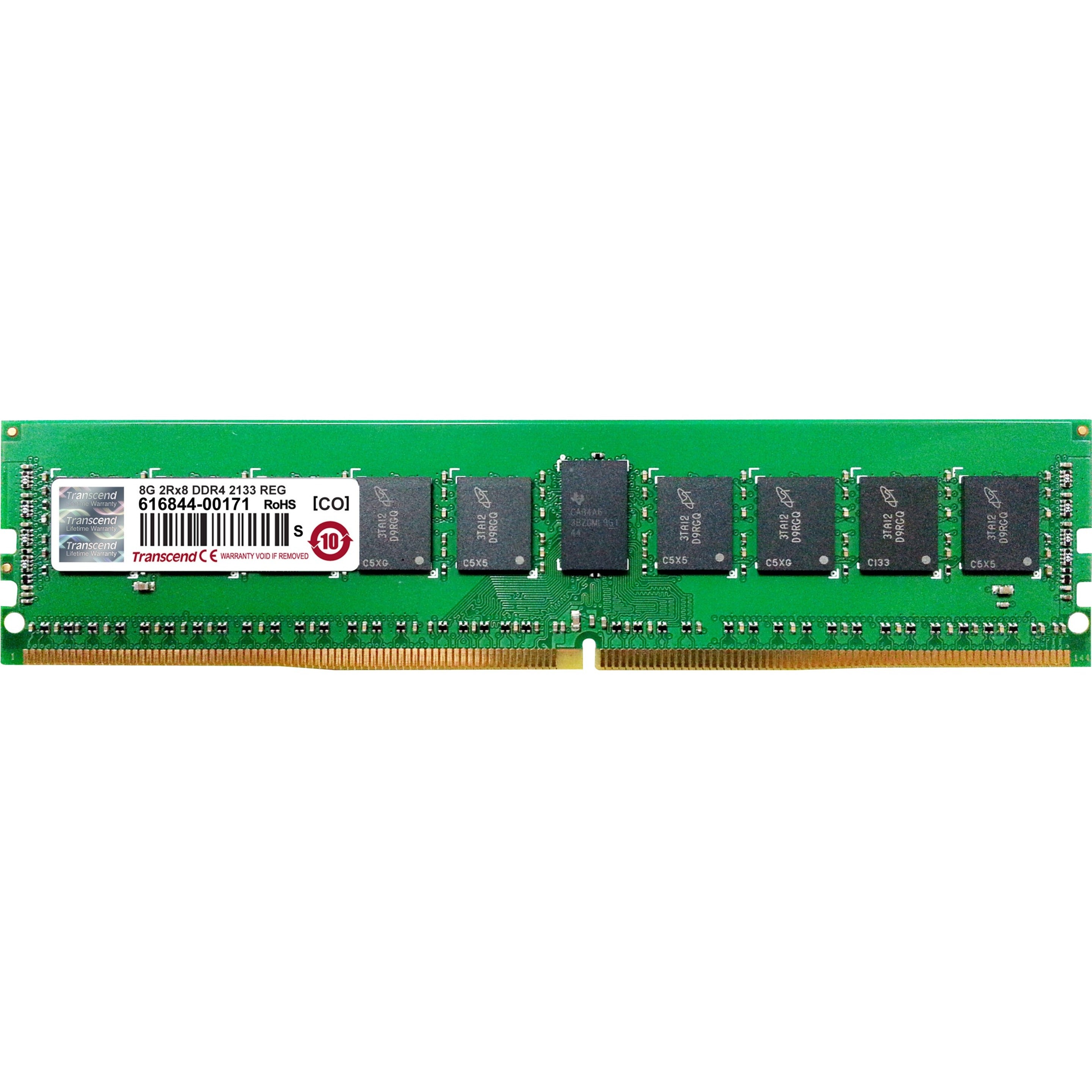 Transcend 8GB DDR4-2133MHz ECC Registered Server Memory Module