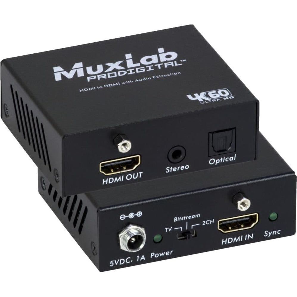 Extensor de video HDMI PRODIGITAL MuxLab extracción de audio UHD