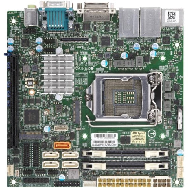 Supermicro X11SCV-Q Desktop Bundkort Intel Q370 Chipset Socket