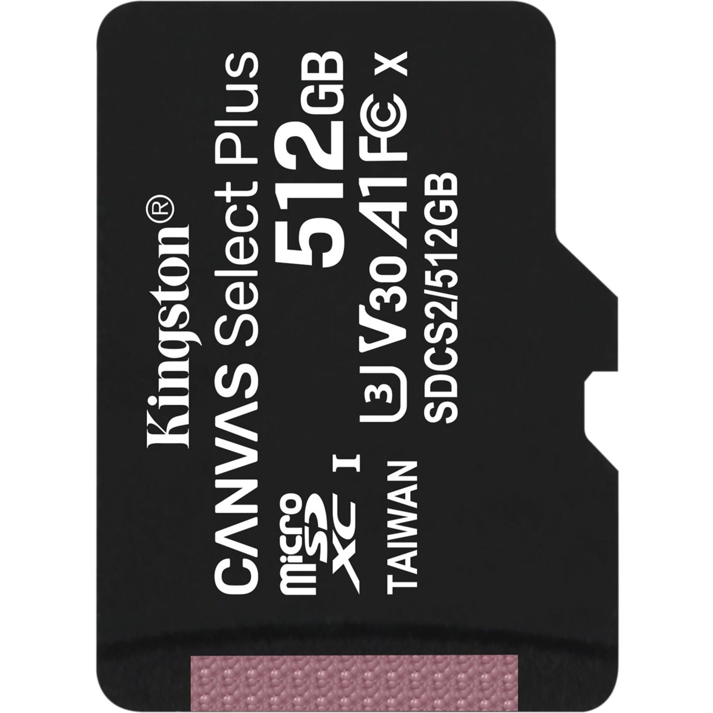 Kingston Canvas Select Plus 512GB microSDXC Memory Card, 100MB/s