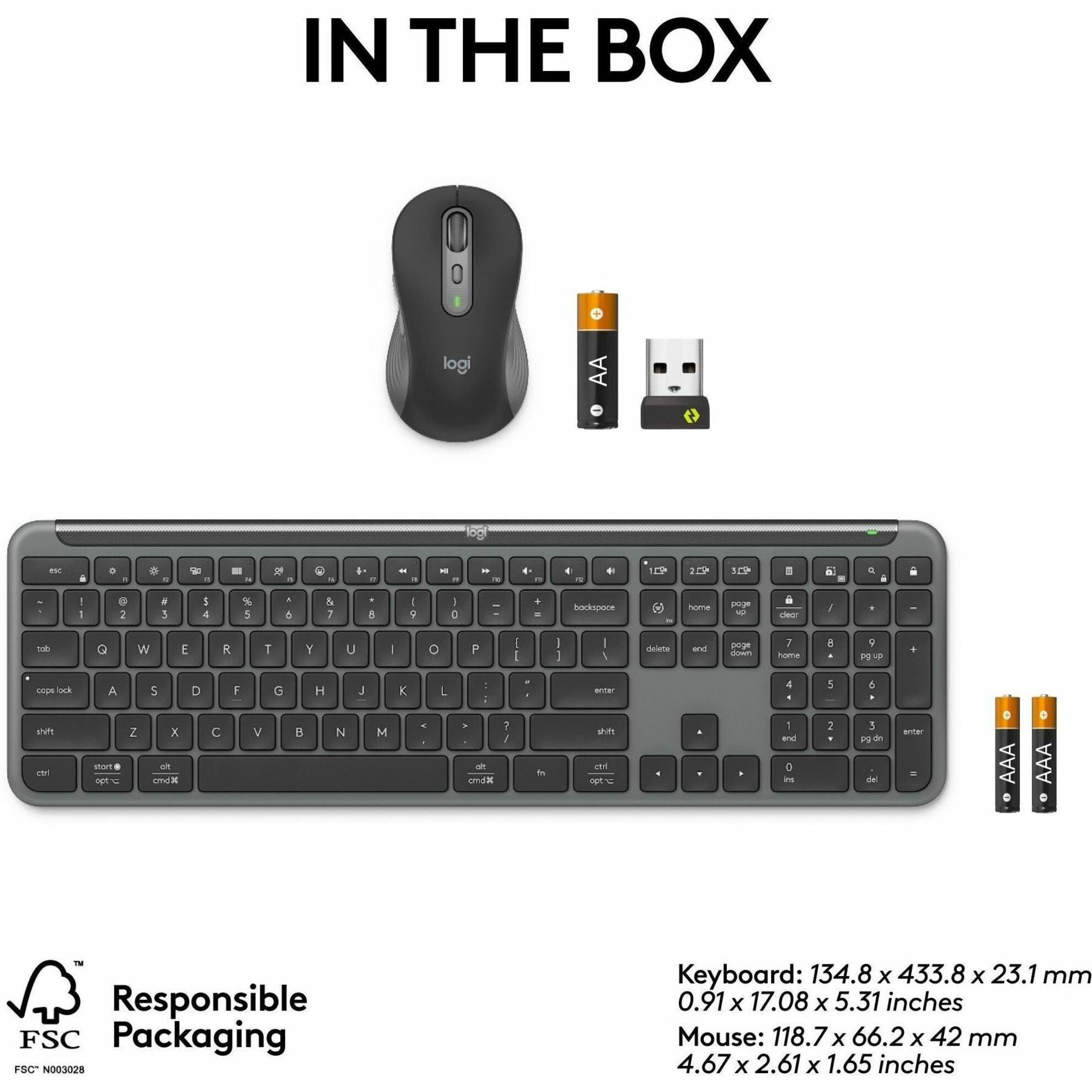 Logitech Slim Combo MK955 para Negocios (920-012427) – Network