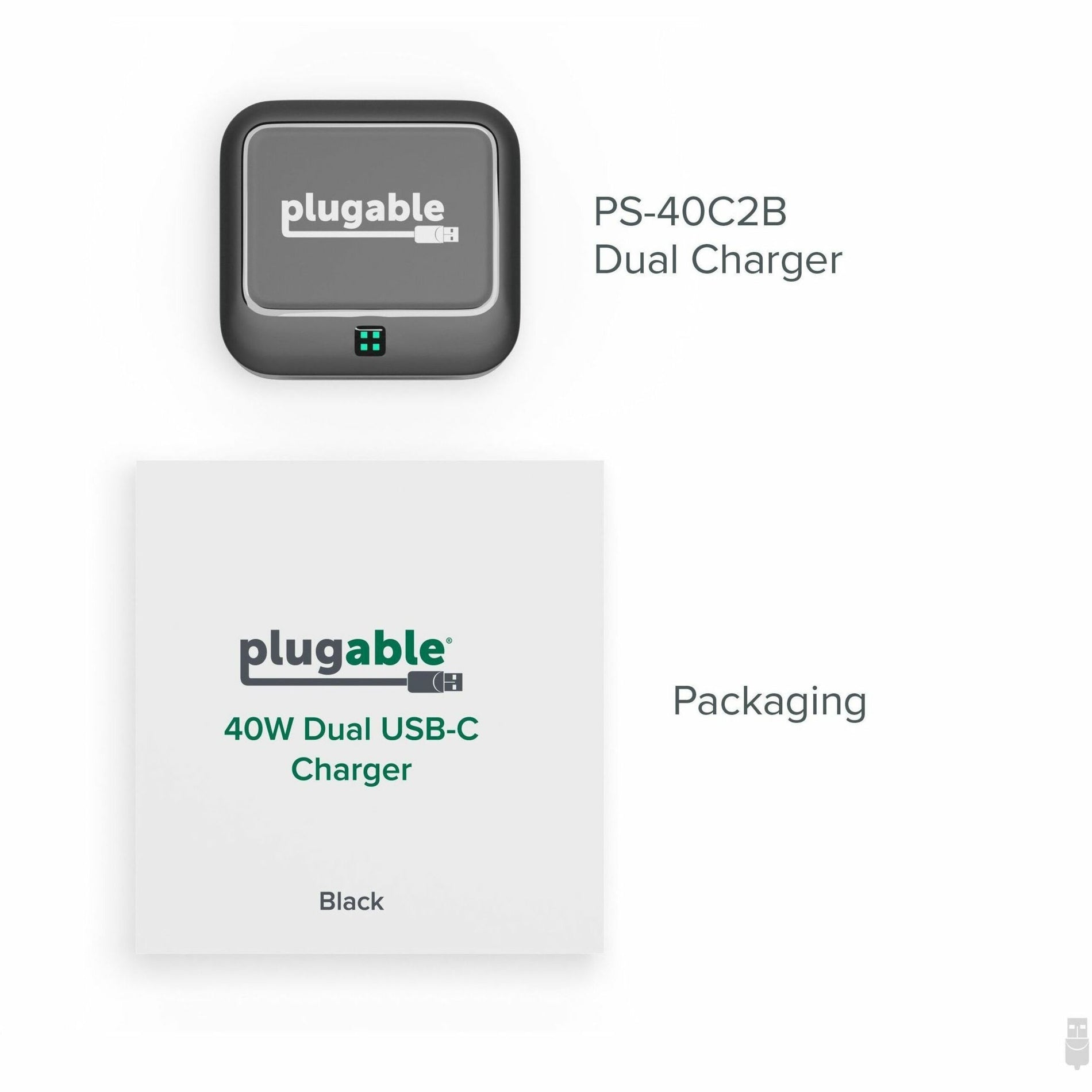 Plugable (PS40C2B) Chargers (PS-40C2B)