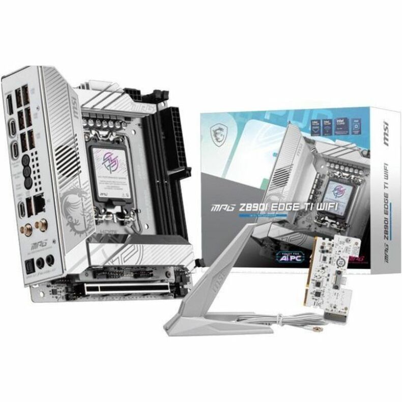 MSI MPG Z890I EDGE TI WIFI Gaming Desktop Motherboard, Intel Core