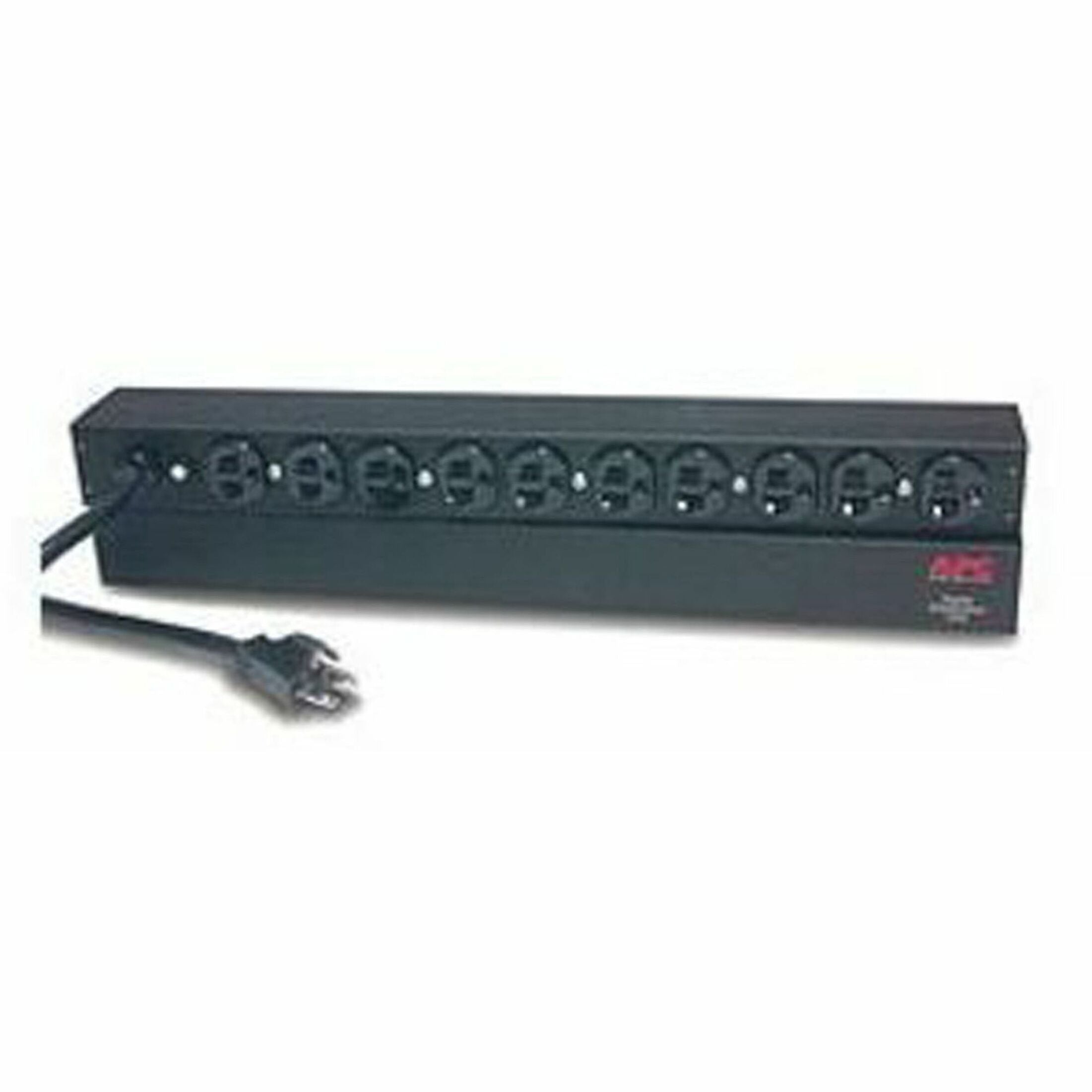 APC AP9563 Basic Rack 2.4kVA PDU, 10 Outlets, 120V AC, 1U Rackmountab