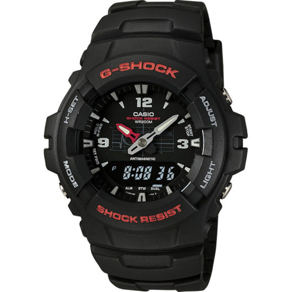 Jam Tangan G-SHOCK Casio G100-1BV Pria Chronograph Tahan Air Tahan Guncangan Anti-magnet Ketahanan Air 200 meter