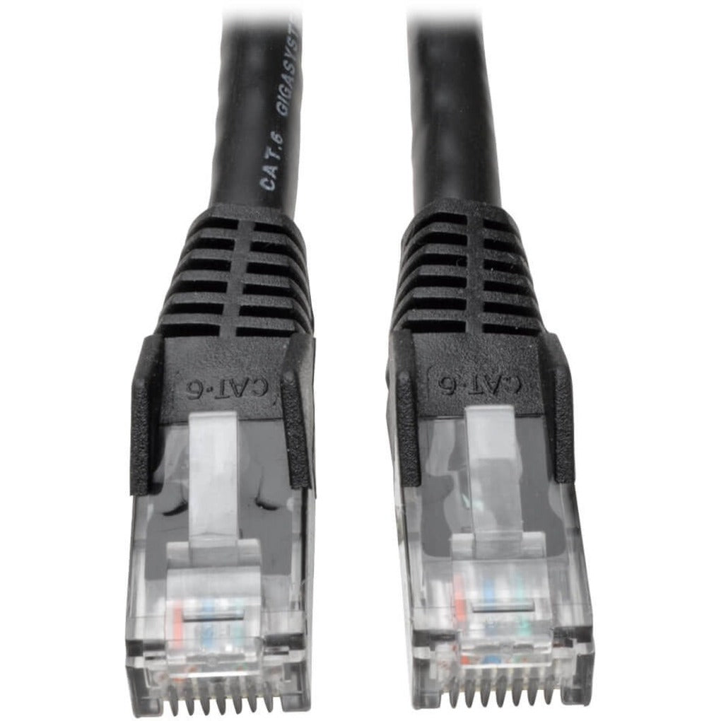 Tripp Lite N201-100-BK 100-ft. Cat6 Gigabit Snagless Molded Patch Cable, Black