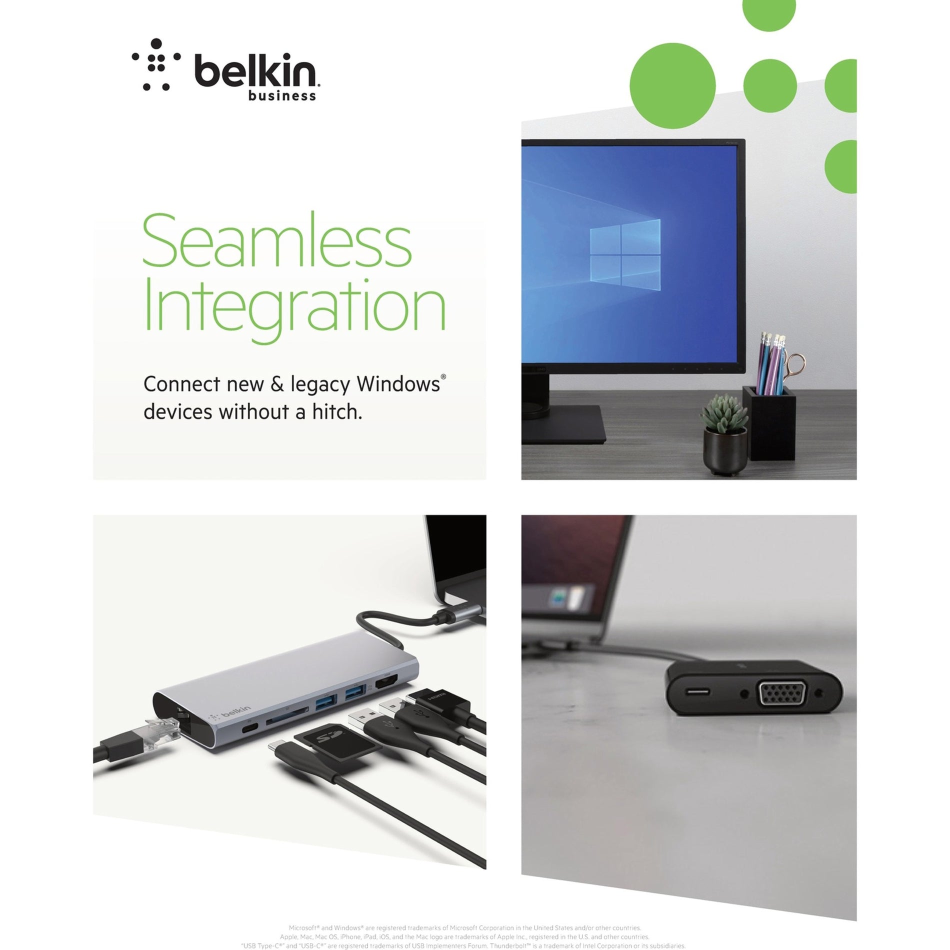 Belkin B2B048 Gigabit Ethernet Card, USB 3.0 to GBE Adapter