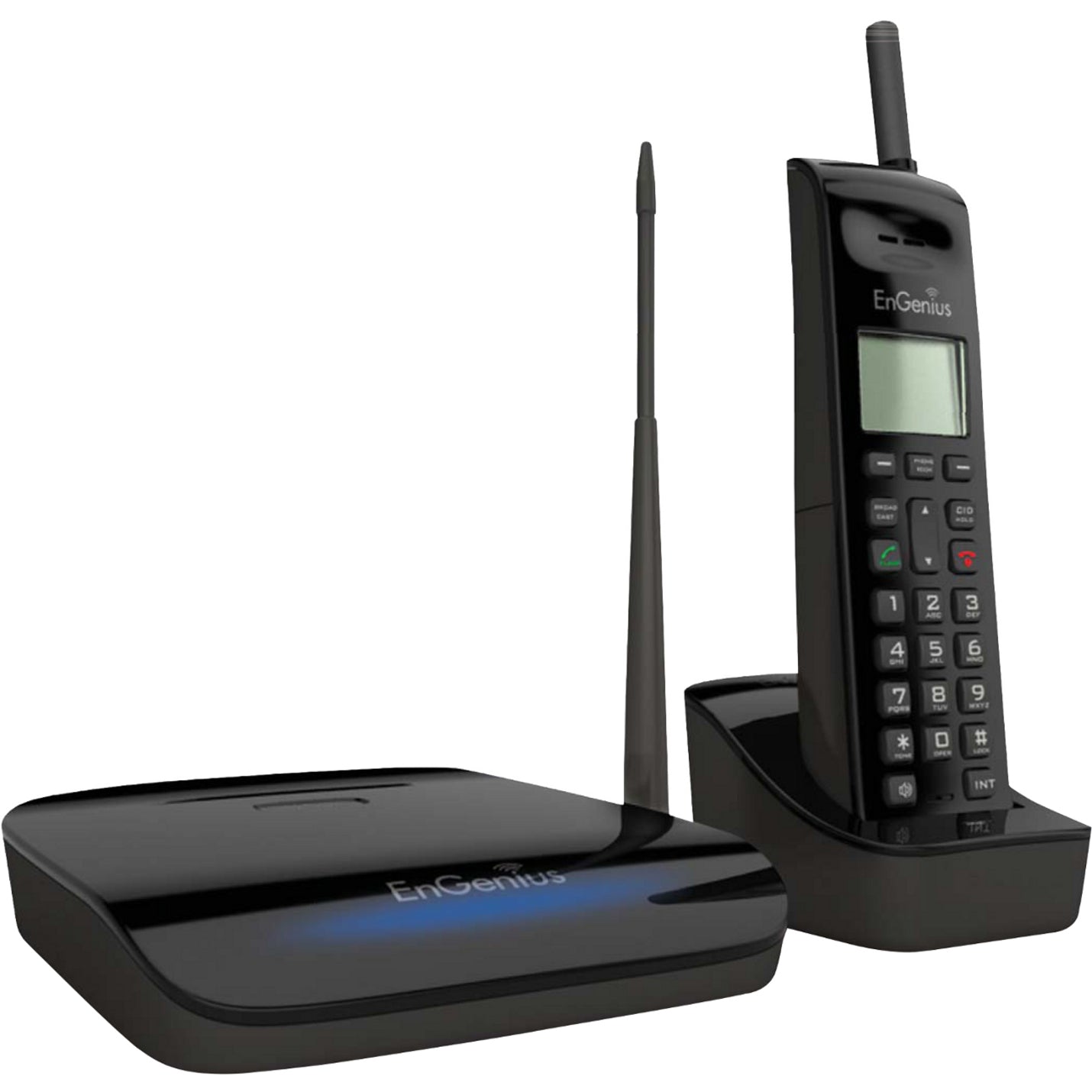 EnGenius FREESTYL 2 Extreme Range Scalable Cordless Phone System, LCD Screen, Headset Port, 1 Year Limited Warranty