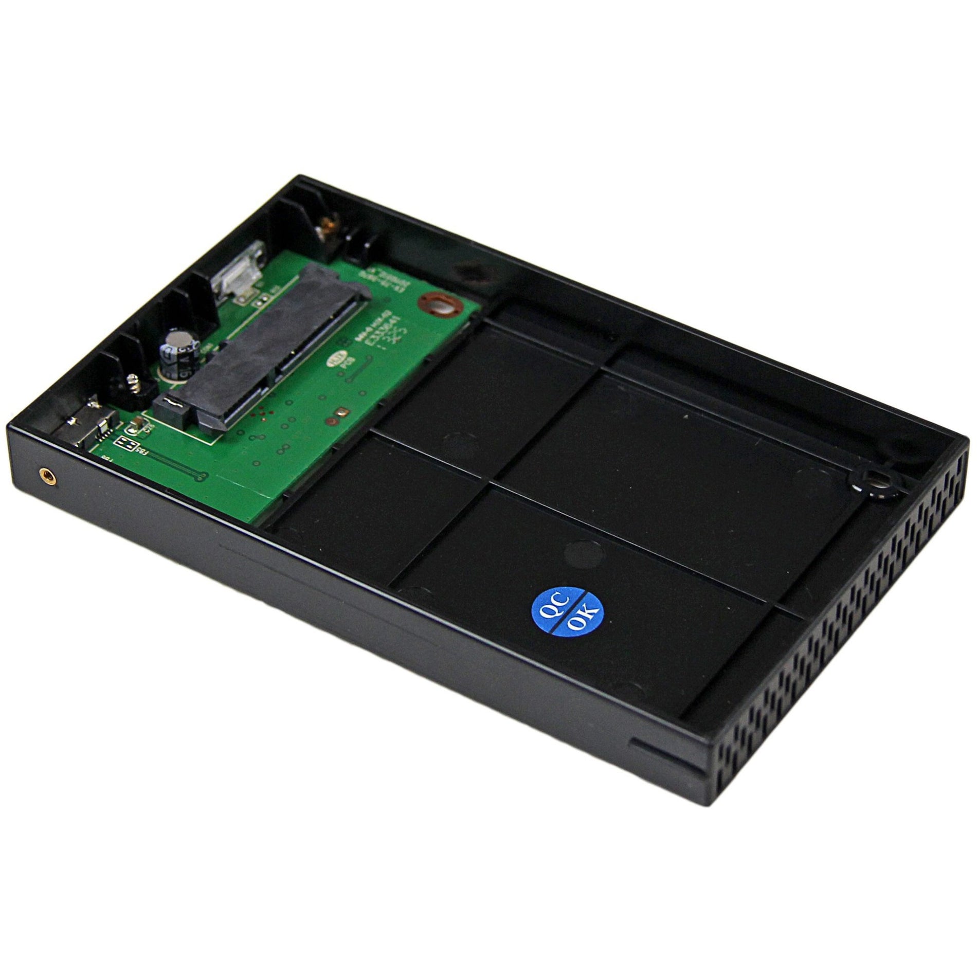 StarTech.com S2510BMU33 2.5in Aluminum USB 3.0 External SATA III Hard SSD Drive Enclosure - Portable External HDD