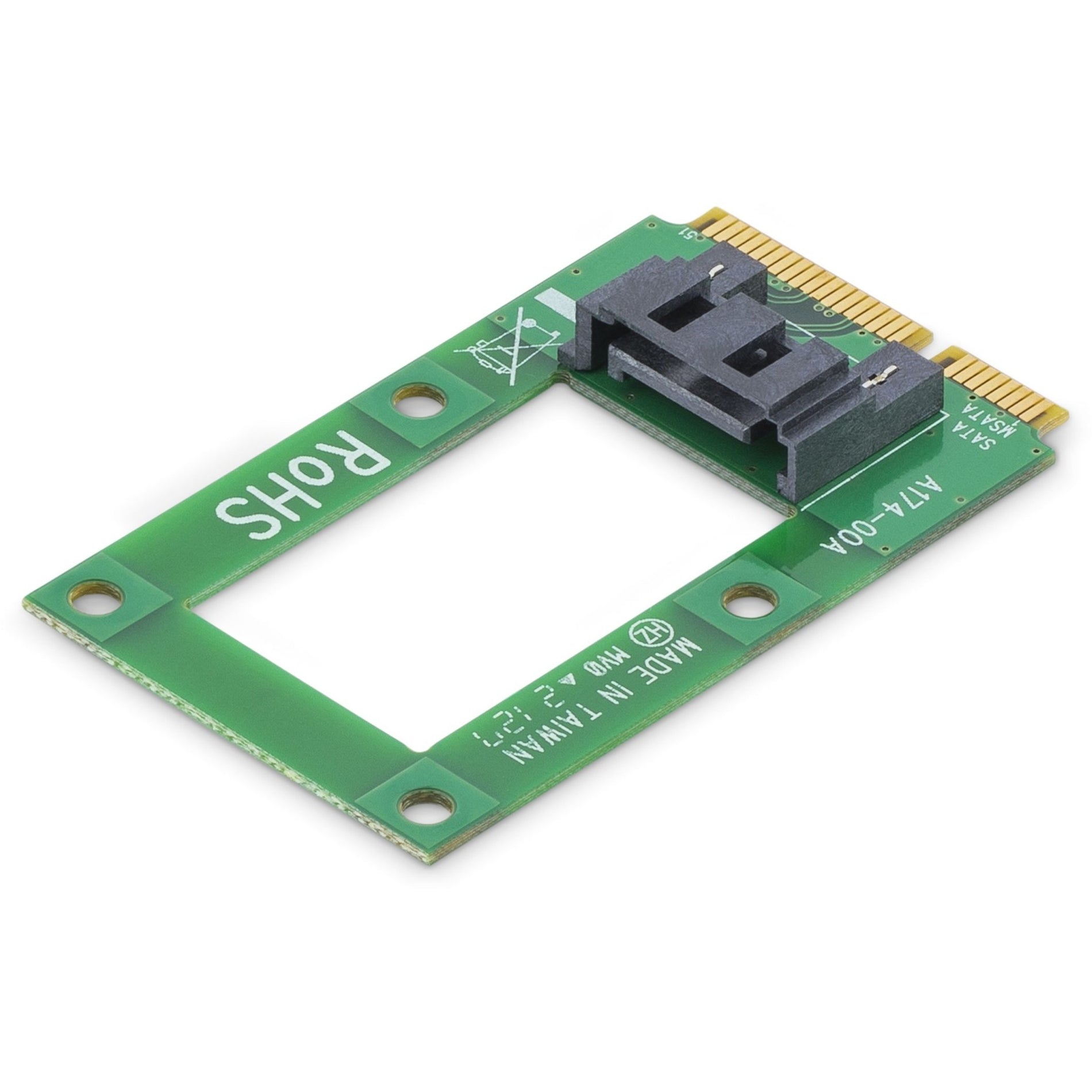StarTech.com MSAT2SAT3 mSATA to SATA HDD/SSD Adapter, Improve System Capacity, 2-Year Warranty