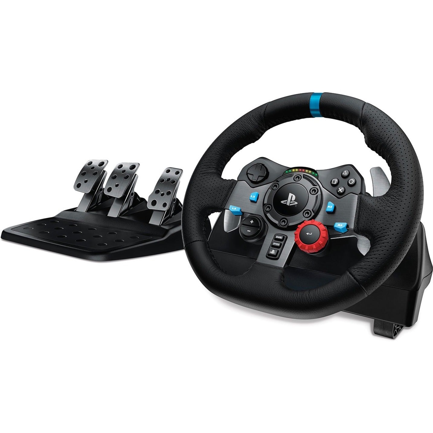 Logitech 941-000110 G29 Racing Wheel for PlayStation and PC, LED Indicator, Force Feedback