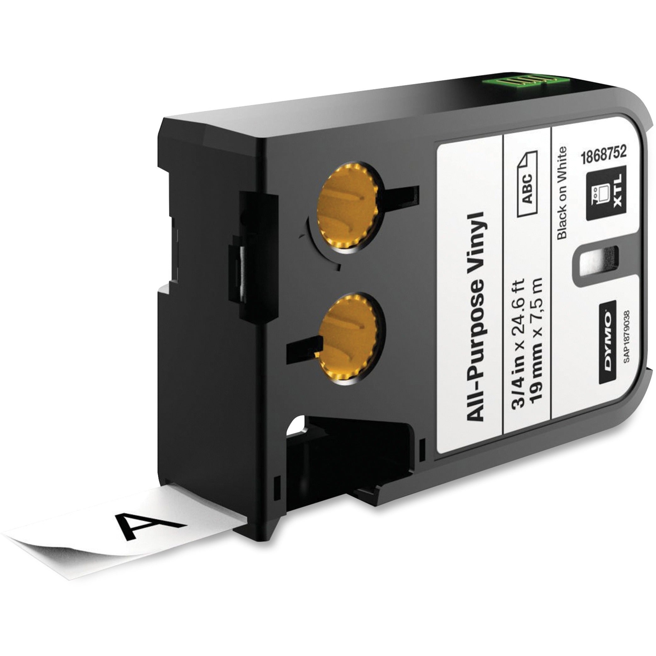 Dymo 1868752 XTL Allpurpose Vinyl Labels, Easy Peel, Smear Proof, Fad Network Hardwares