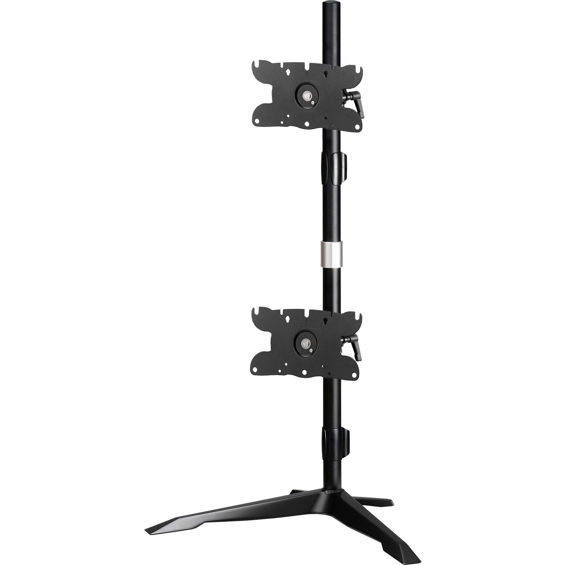 Amer AMR2S32V Dual Monitor Stand Vertical Mount Max 32" Monitors, Swivel, Ergonomic, Rotate, Tilt, Height Adjustable, 52.91 lb Maximum Load Capacity