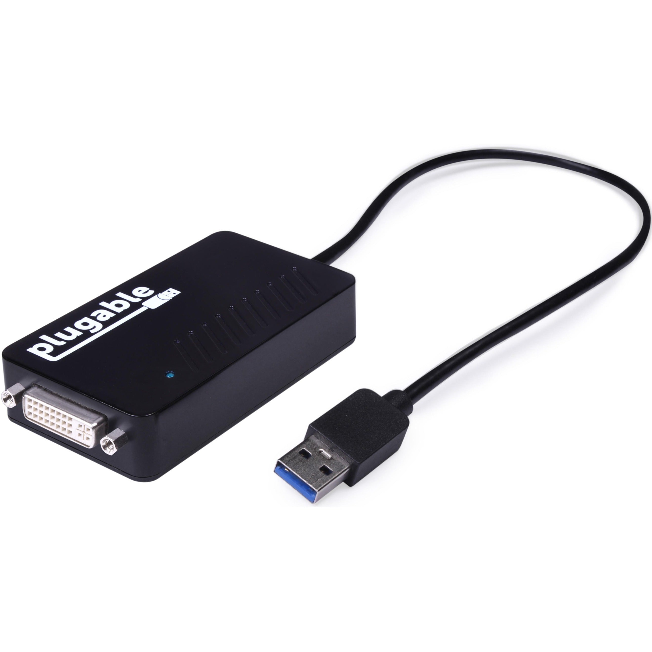 Plugable UGA-3000 USB Videoadapter HDMI/DVI/VGA  Mehrfachmonitor-Unterstützung DisplayLink DL-3100 Chipsatz 2048x1152  Auflösung Einfache