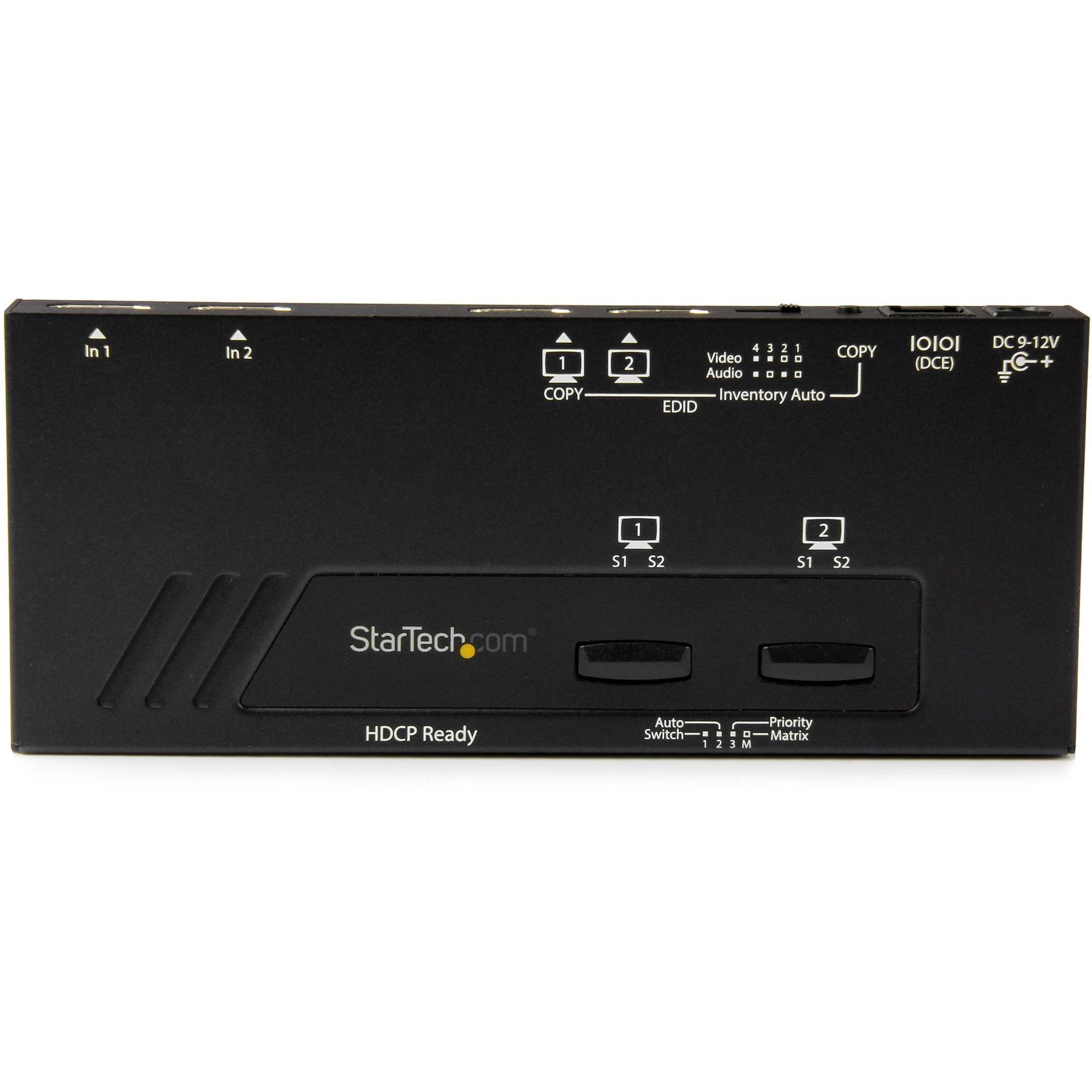 StarTech.com VS222HD4K 2x2 HDMI Matrix Switch - 4K with Fast Switching, Auto-sensing and Serial Control