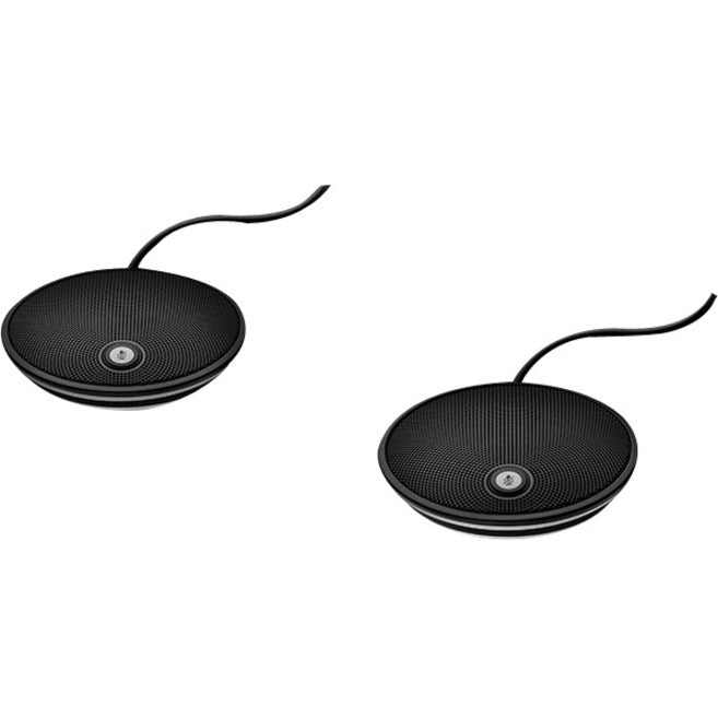 Logitech 989-000171 Group Expansion Mics, Omni-directional, Detachable, 27.89 ft Wired Microphone