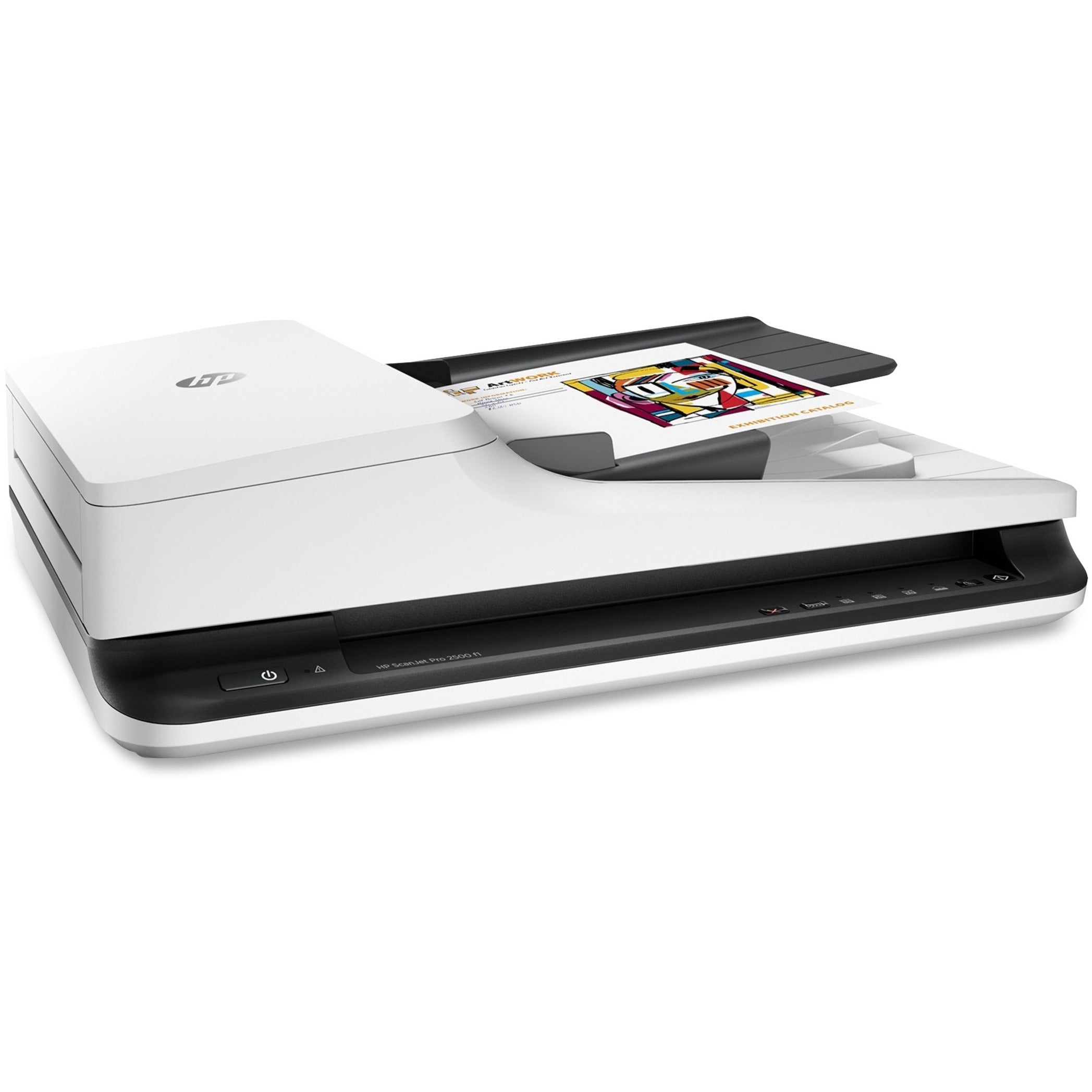 HP L2747A ScanJet Pro 2500 f1 Flatbed Scanner - High-Quality Color Scanning, Duplex Scanning, USB Connectivity