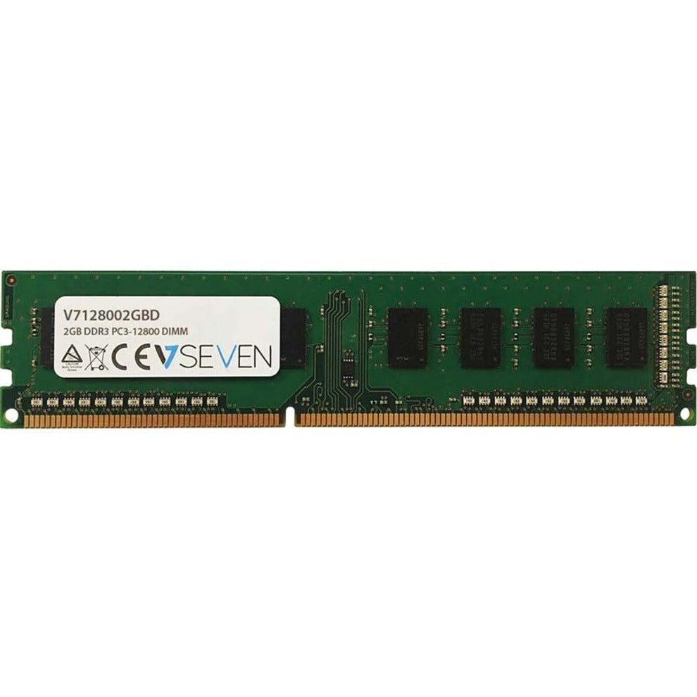 V7 V7128002GBD 2GB DDR3 PC3-12800 - 1600mhz DIMM Desktop Memory Module, Boost Your Desktop Performance