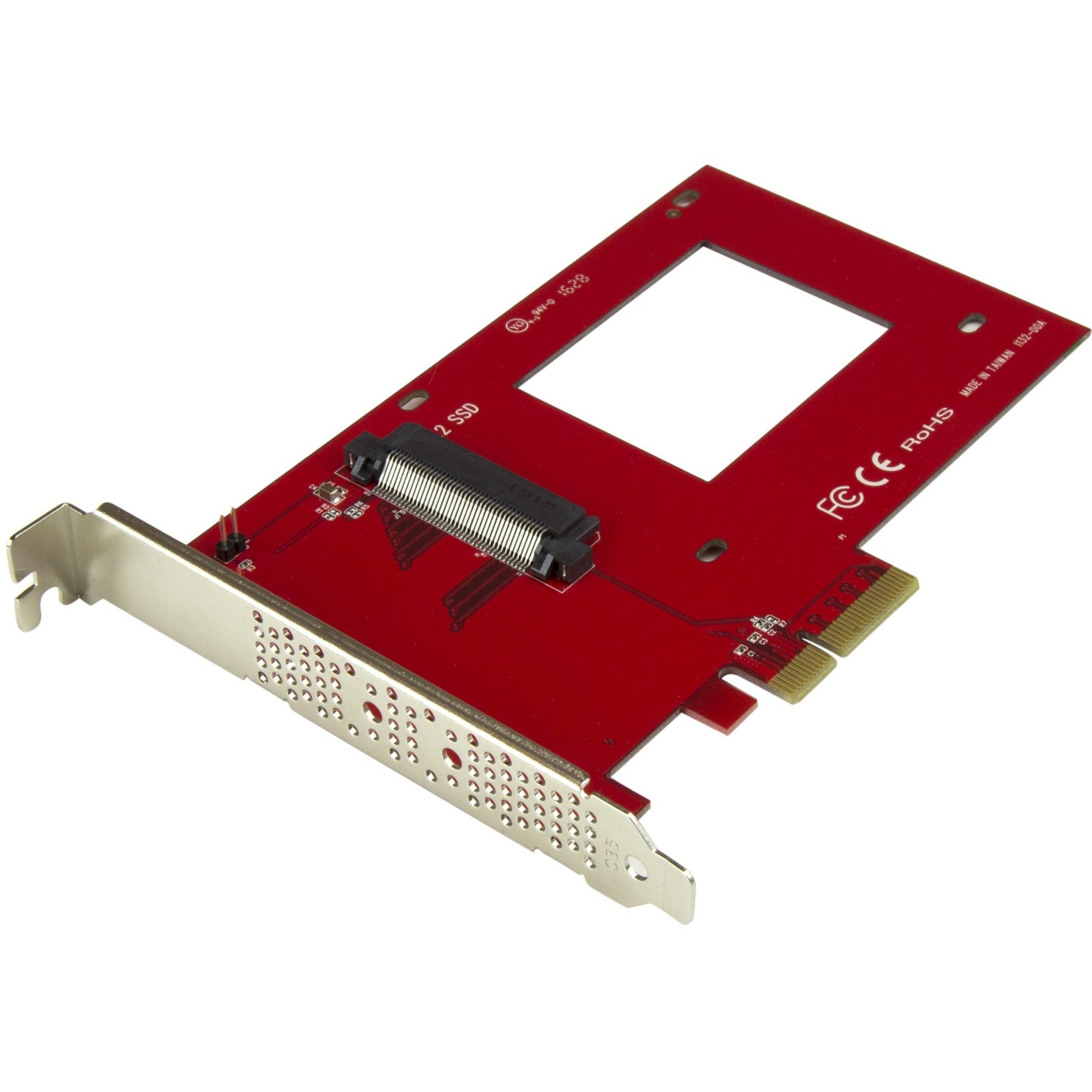محول إلى PCIe من موصل NVMe SSD عالي السرعة متوافق مع محرك  أقراص بوصة SFF-8639 x4 PCI Express تركيب محرك أقراص ثابت متوافق مع 