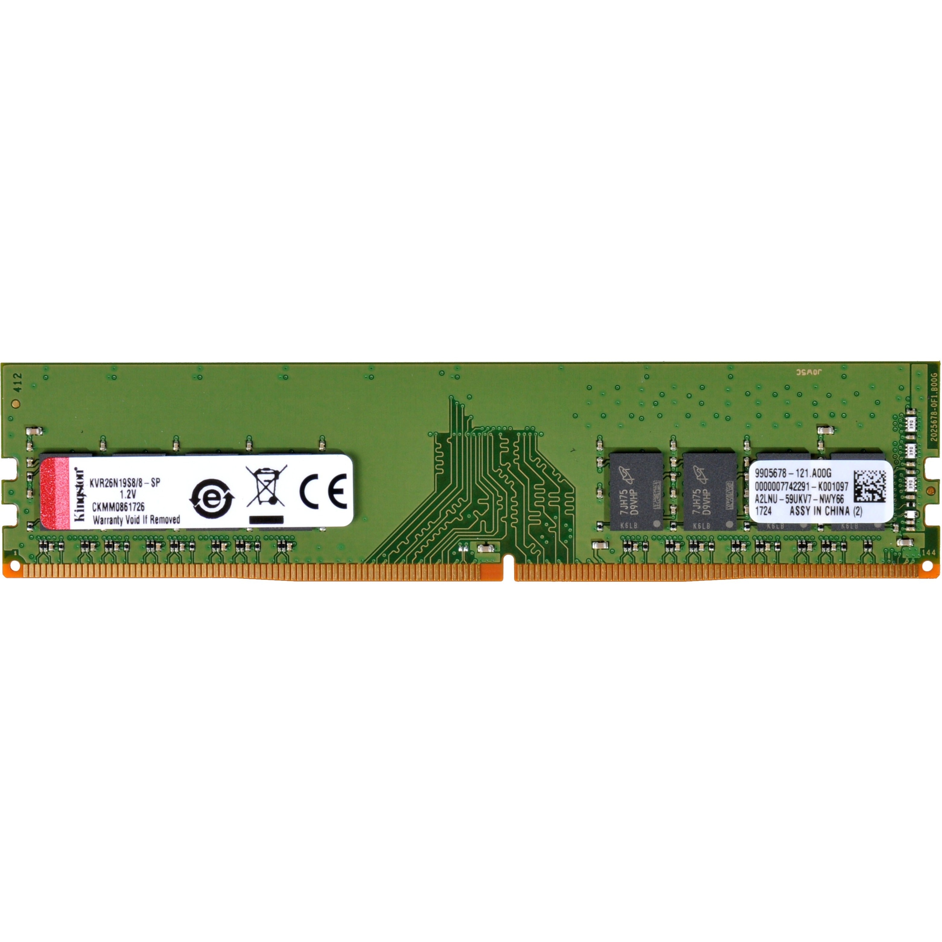 Kingston ValueRAM 8GB DDR4-2666 SDRAM Memory Module, Non-ECC