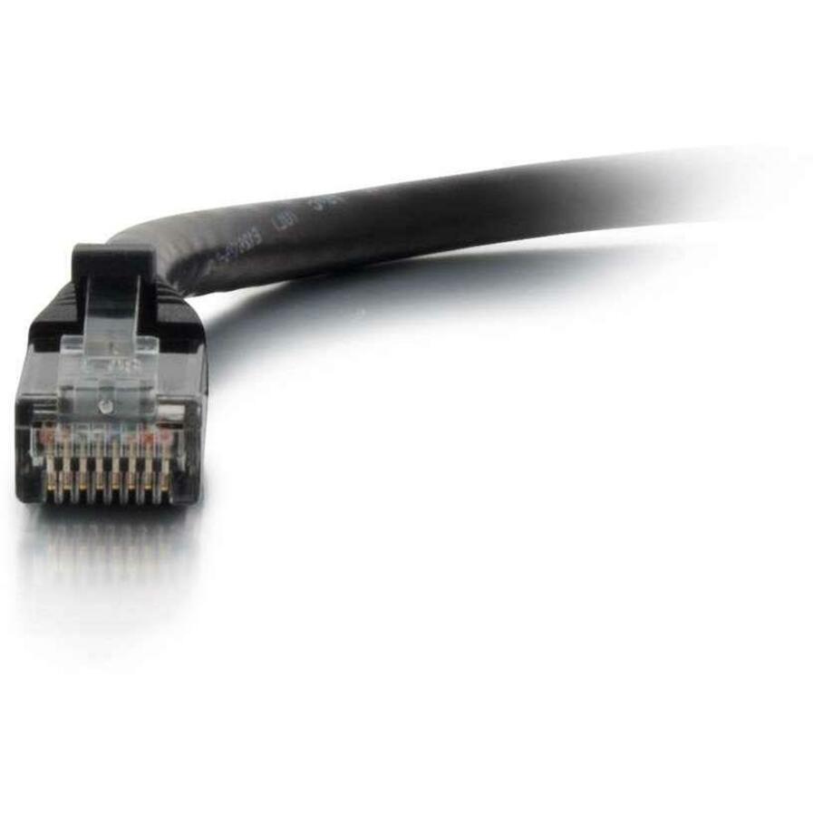 C2G 27153 10ft Cat6 Unshielded Ethernet Cable, Black - High-Speed Network Patch Cable