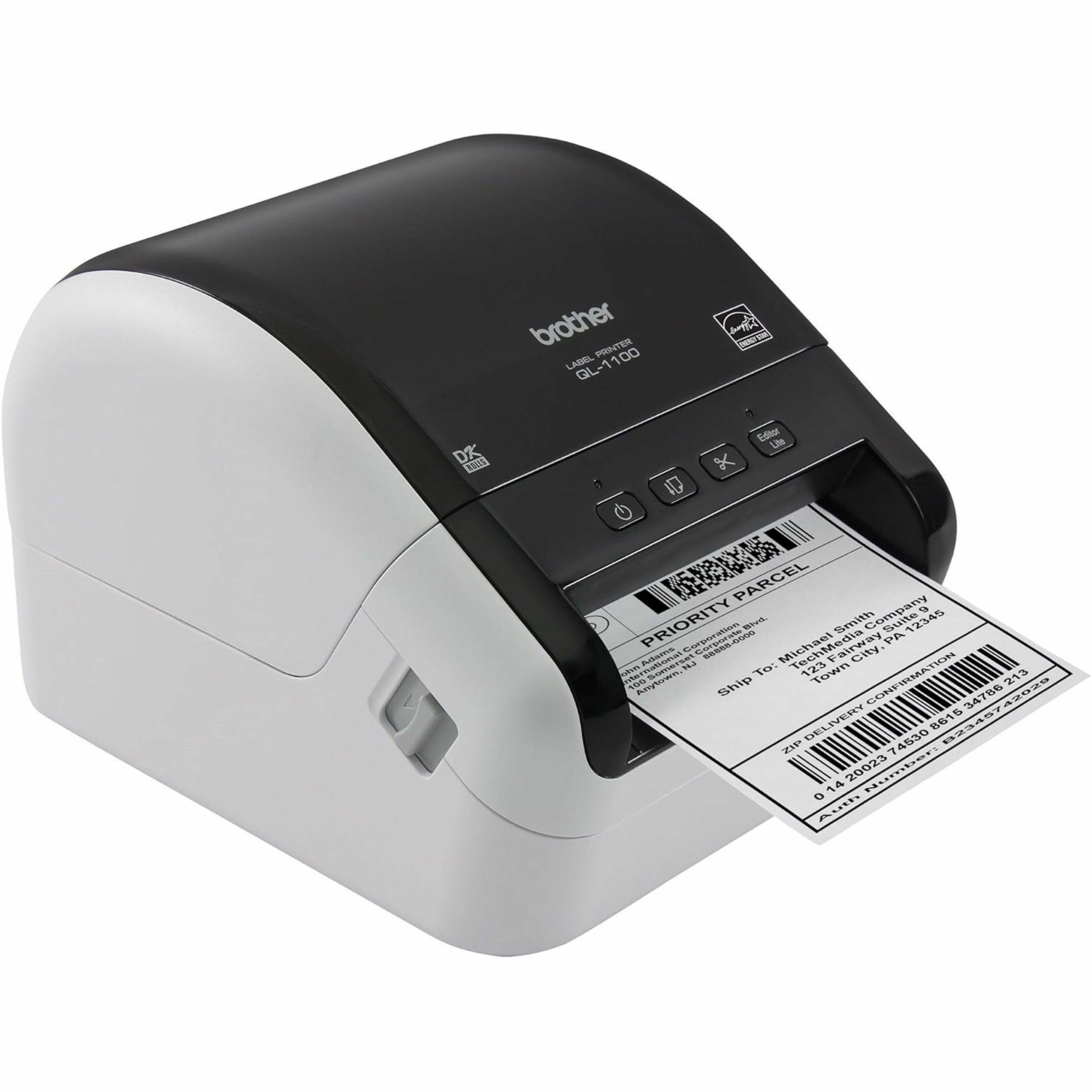 Label Printer, Wide Application USB Interface Fast Speed 100-240V ABS Shipping Label Printer 203 DPI Resolution for Supermarkets (US Plug) SUPVAN T50M Pro Bluetooth Label Maker Machine with Tape, Wide Waterproof  Label, Versatile App with 40 Fonts and 450+ Icons, Inkless Label Maker for