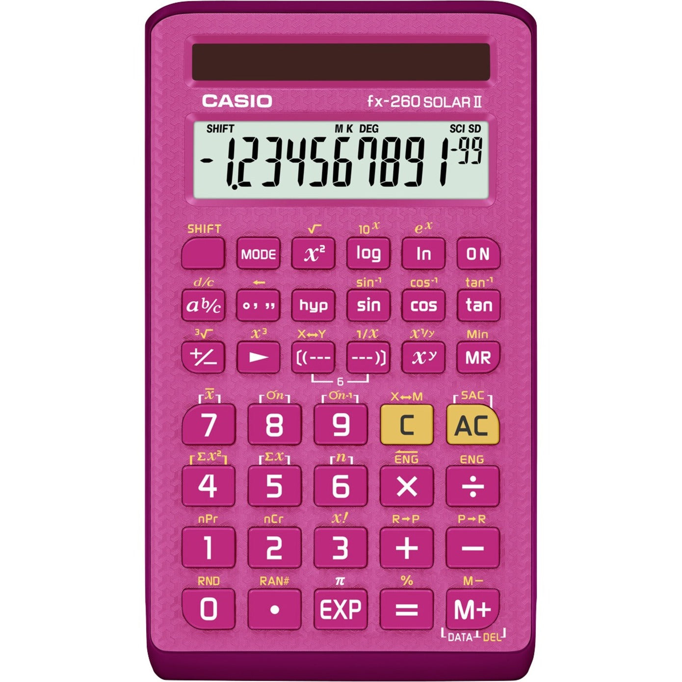 Casio FX-260Solar Scientific Calculator, 12-Digit Display, Solar