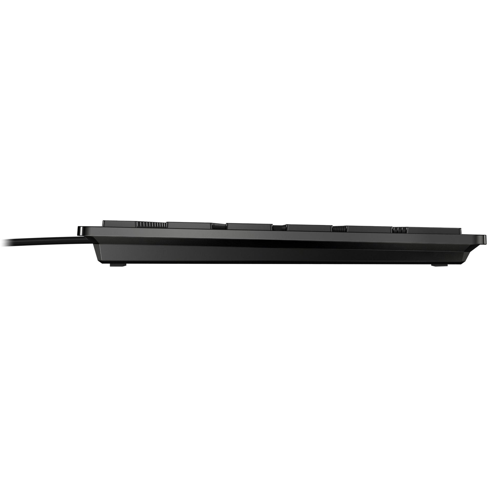CHERRY JK-1600EU-2 KC 6000 SLIM Black Wired Keyboard, Multimedia Hot Keys, QWERTZ Layout