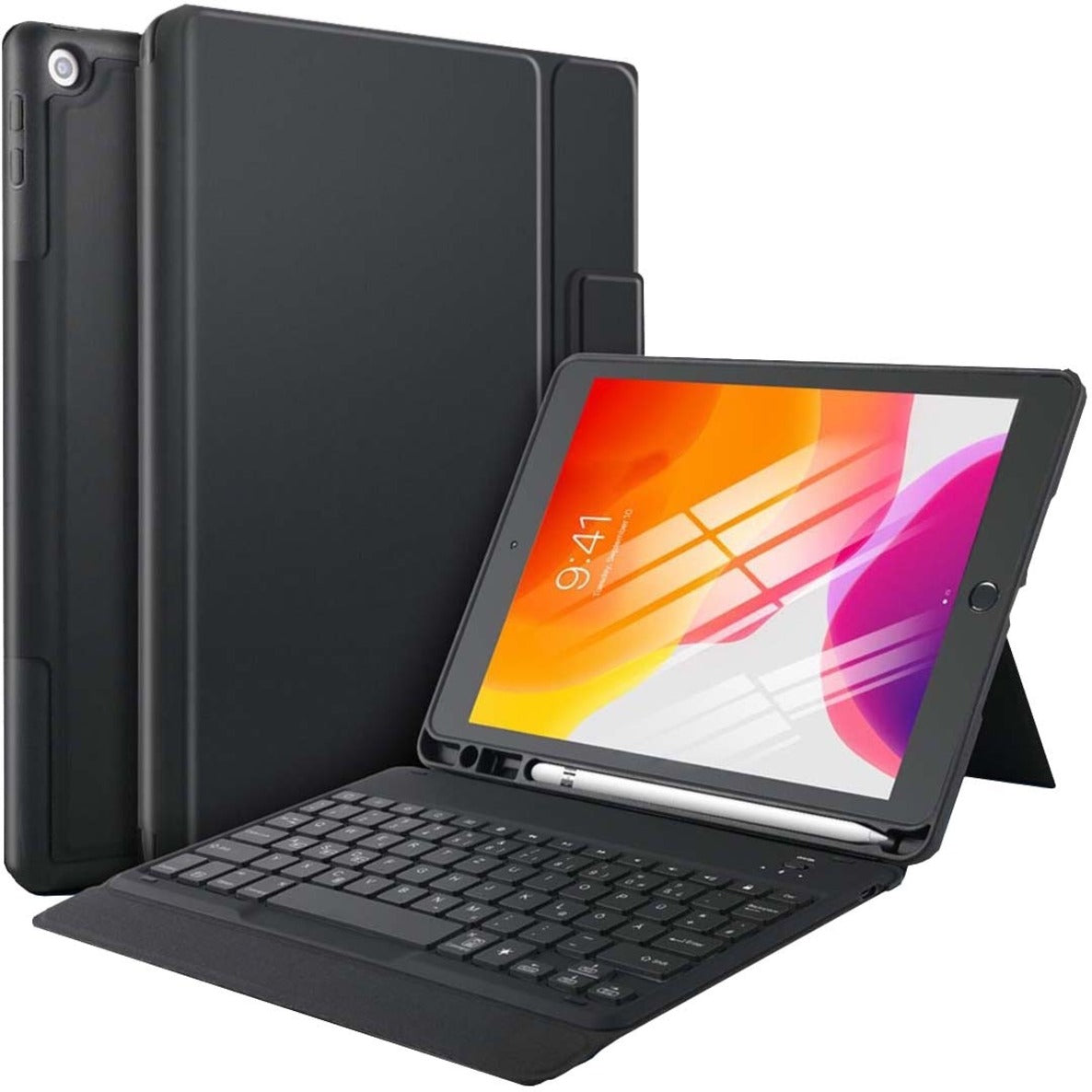 CODi Bluetooth Keyboard Case for Apple iPad Gen 7/8, Folio
