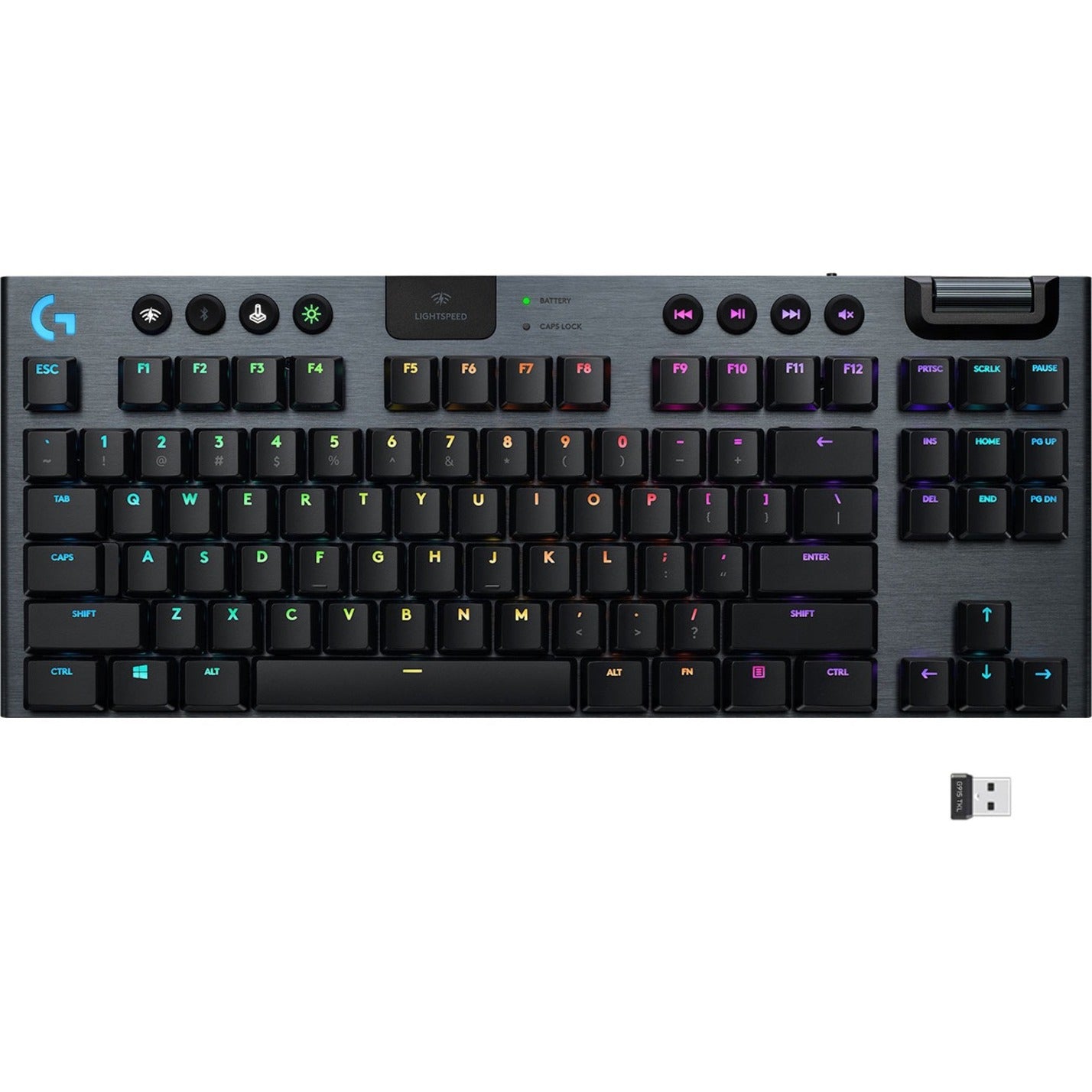 Teclado inalámbrico para juegos mecánico RGB Logitech G915 TKL