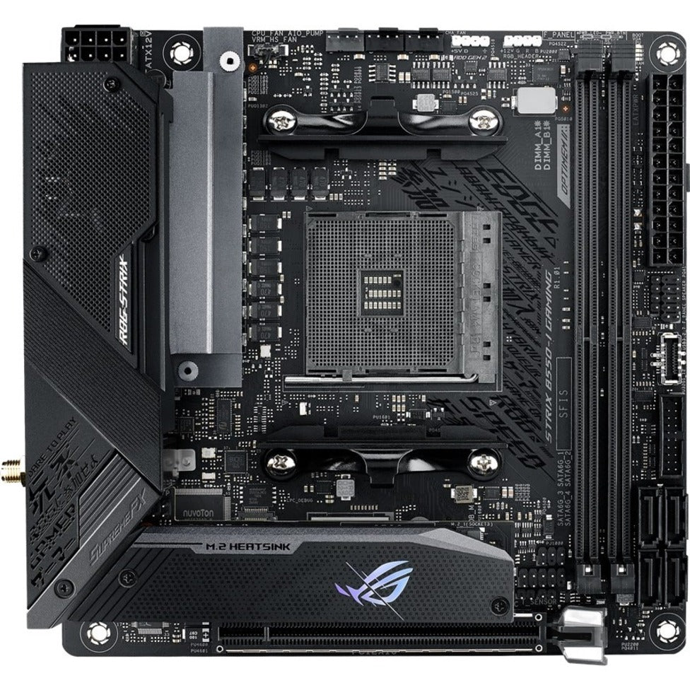Asus Desktop Motherboard ROG STRIX B550-I GAMING, AMD B550 Chipset