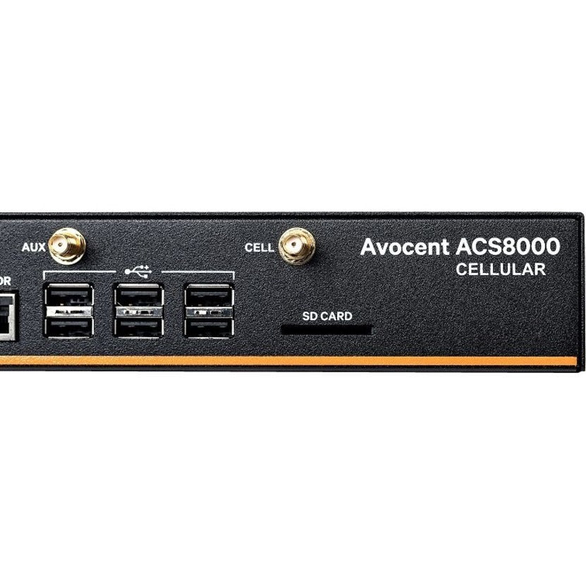 AVOCENT ACS8016-NA-DAC-400 ACS8000 Advanced Console Server, 16 Port, Dual AC Power, AT&T+Verizon