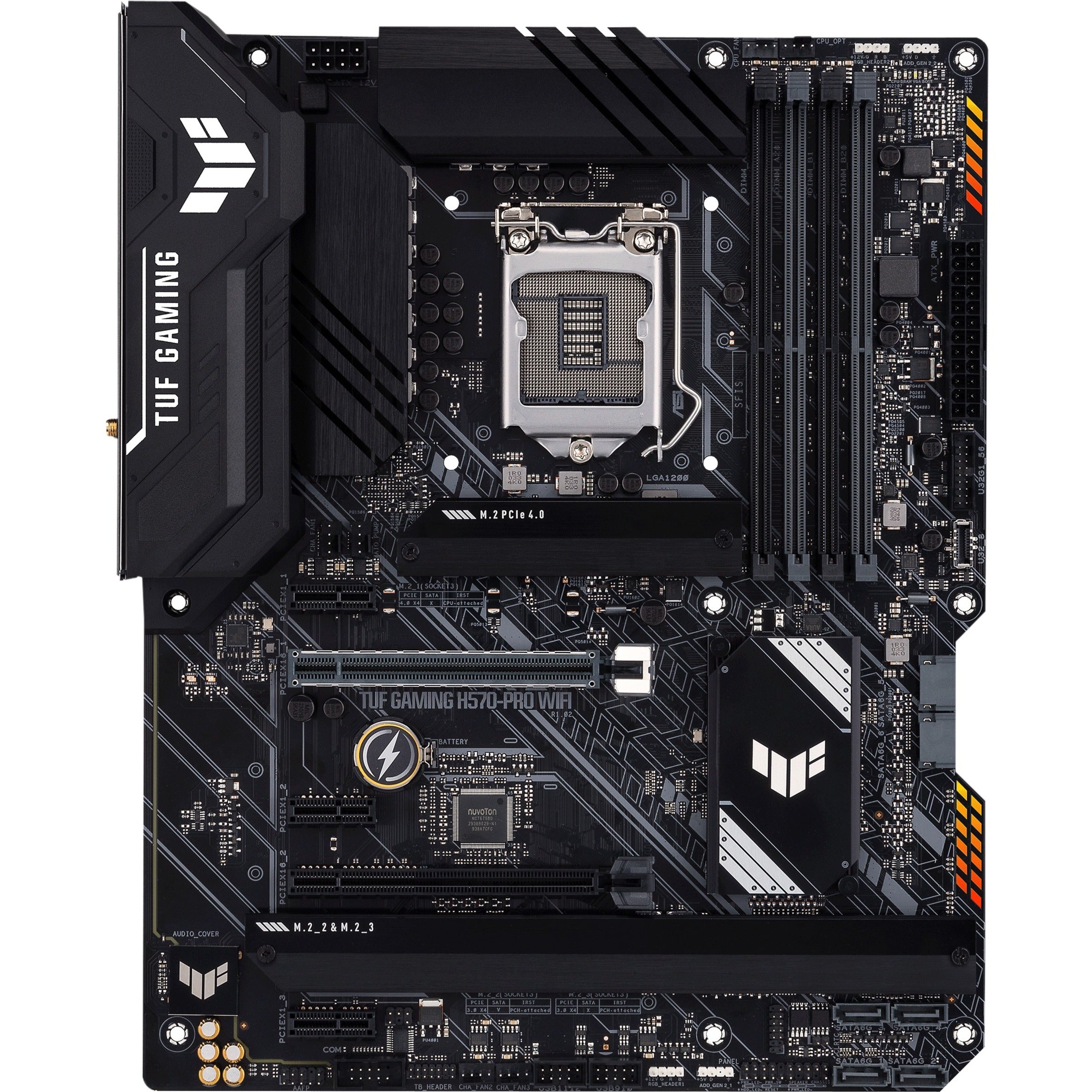 Desktop Motherboard TUF GAMING H570-PRO WIFI, Intel H570 Chipset