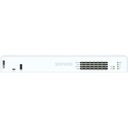 Sophos XA1CTCHUS XGS 126 Network Security/Firewall Appliance, 10/100/1000Base-T, Gigabit Ethernet, 12 Ports