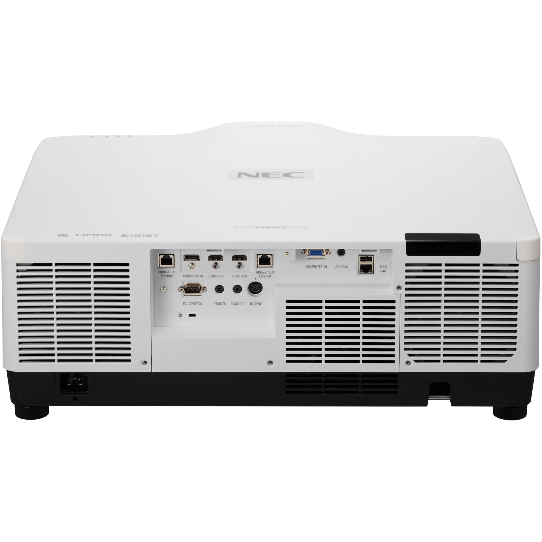 Sharp NEC Display NP-PA804UL-W 8200-Lumen Professional Installation Projector w/ 4K Support, 16:10, White
