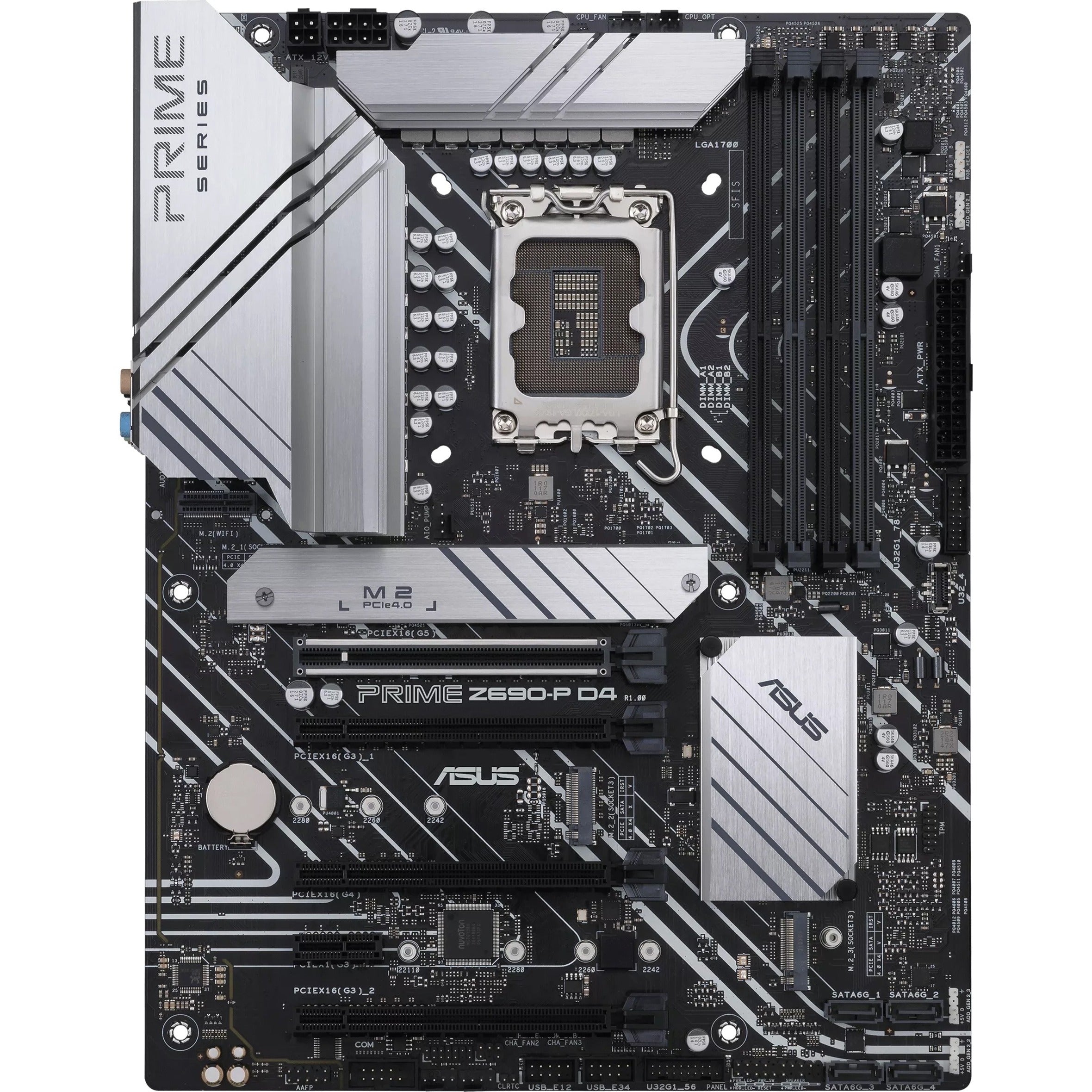 Asus Desktop Motherboard PRIME Z690-P D4 Intel Z690 Chipset Socket