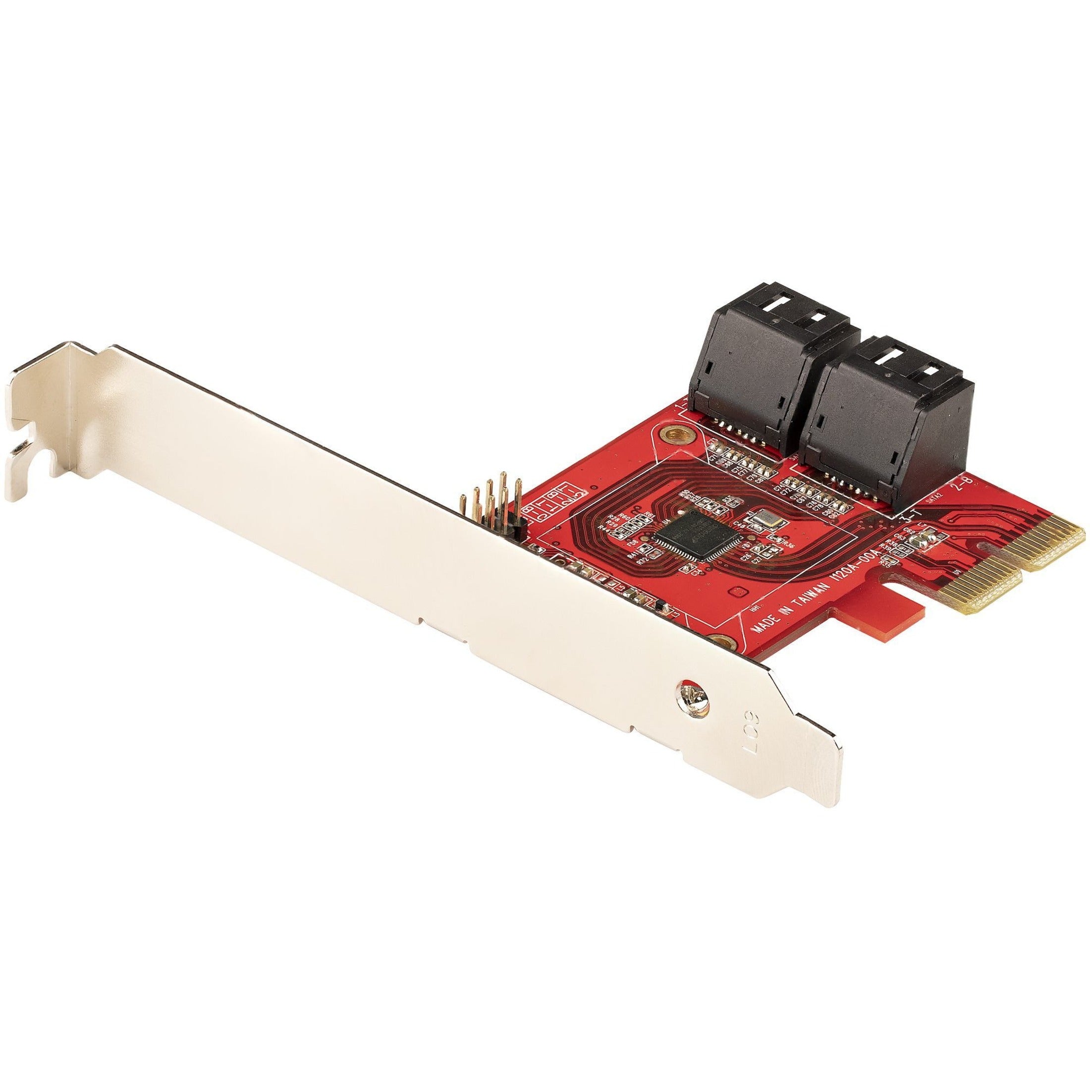 PCIe SATA Controller Card, 4-Port 6Gbps Internal