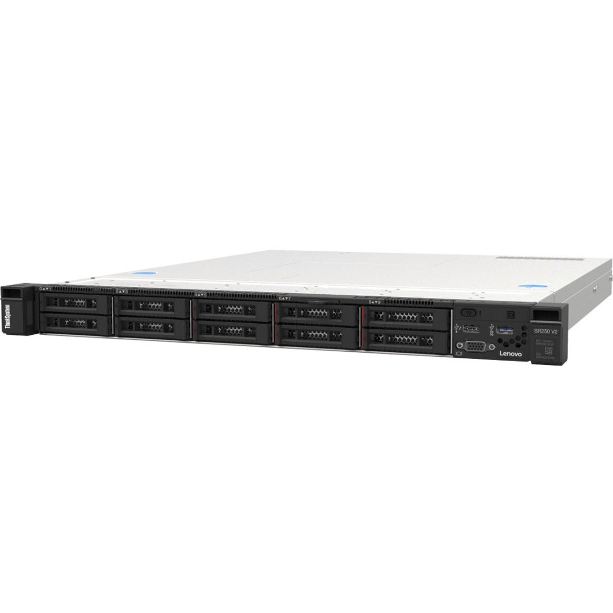 Lenovo 7D7QA021NA ThinkSystem SR250 V2 Server, Xeon E-2336, 16GB