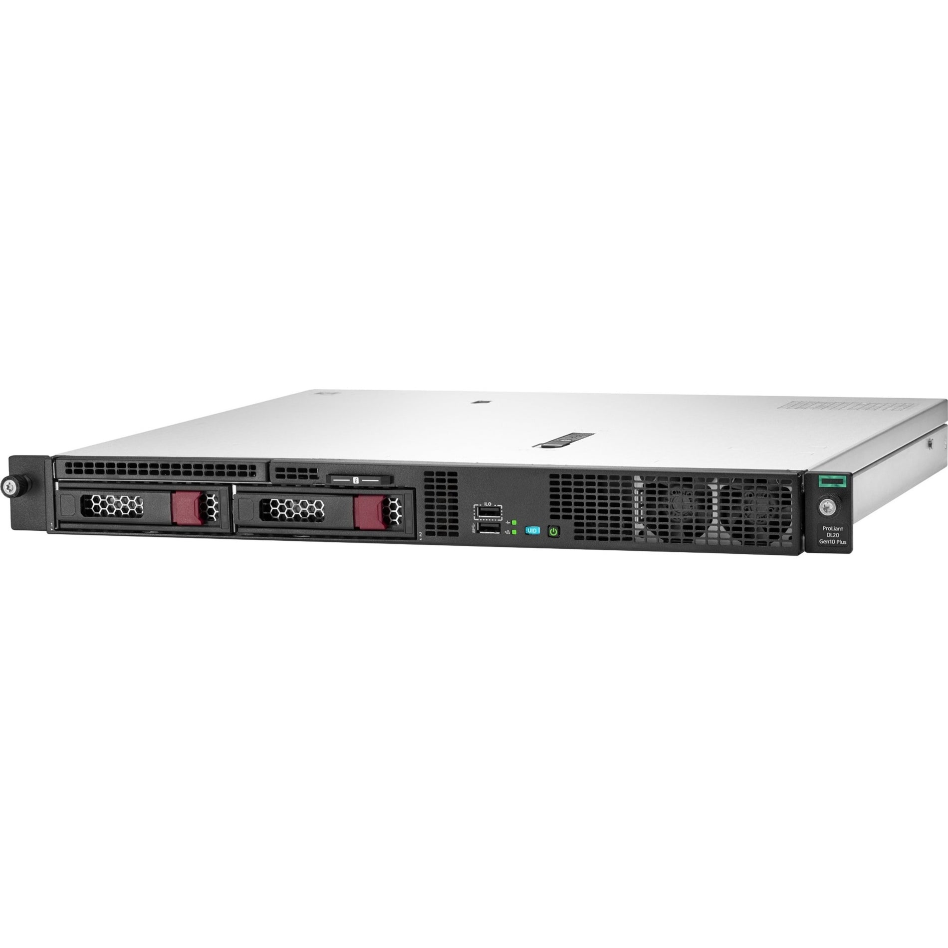 HPE P44112-B21 ProLiant DL20 G10 Plus 1U Rack Server, Intel Xeon E-2314 2.80 GHz, 8 GB RAM, Serial ATA Controller