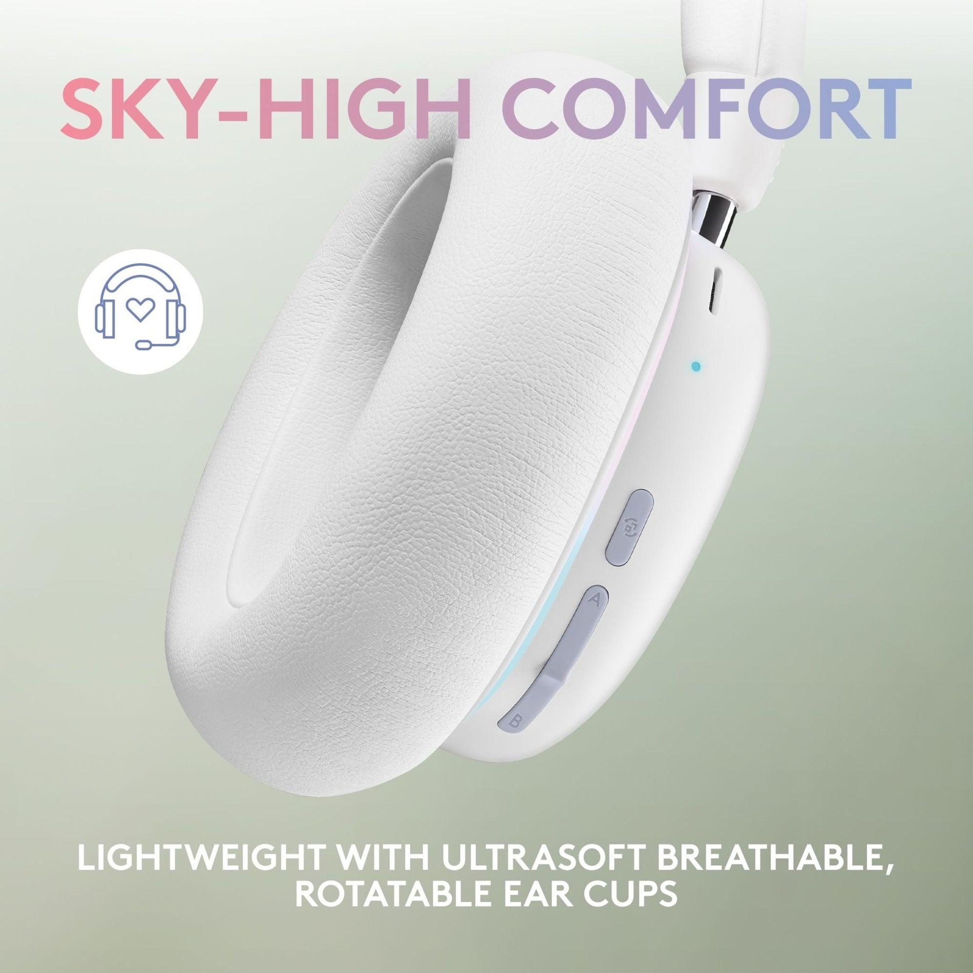 Logitech 981-001082 G735 Gaming Headset, Wireless with Detachable Mic, Customizable RGB Lights