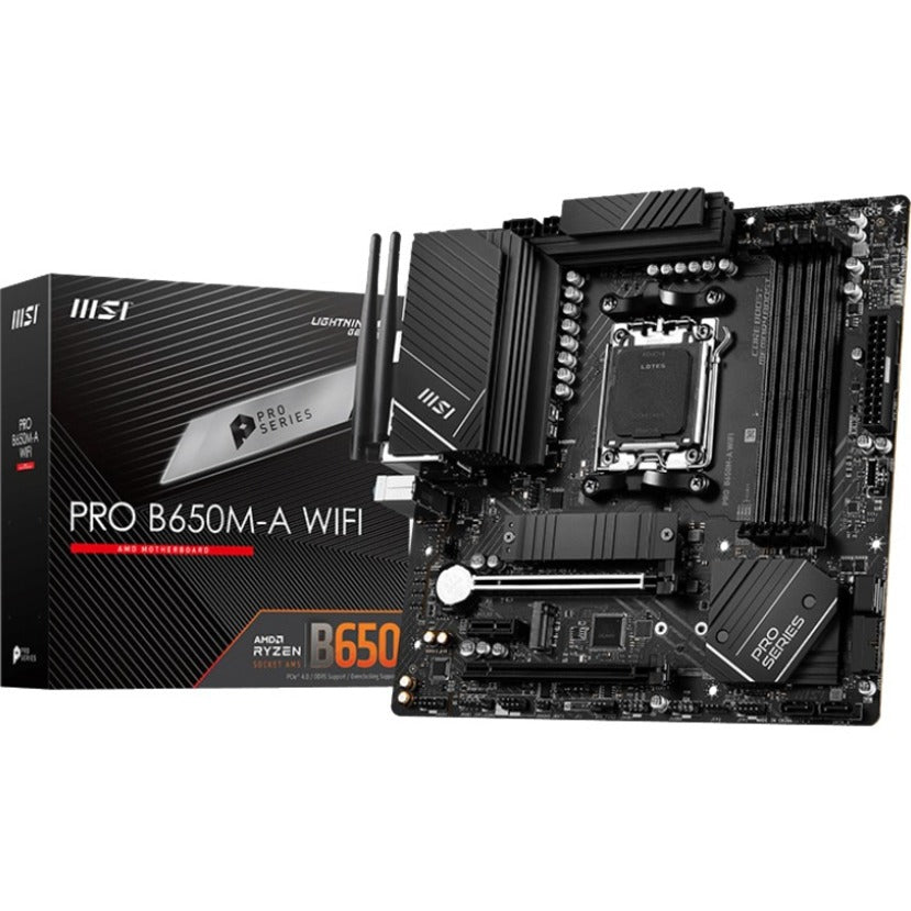 MSI MAG B650 TOMAHAWK WIFI Gaming Desktop Motherboard, AMD Socket