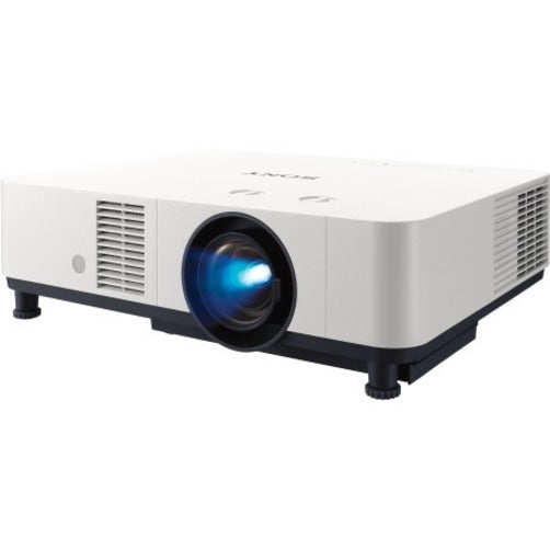 Sony VPLPHZ61 VPL-PHZ61 3LCD Projector, WUXGA, 6400 lm, Laser Diode, 1.6x Optical Zoom, 25 ft Image Size, HDMI, USB, RJ-45, Wireless LAN, Speaker Included
