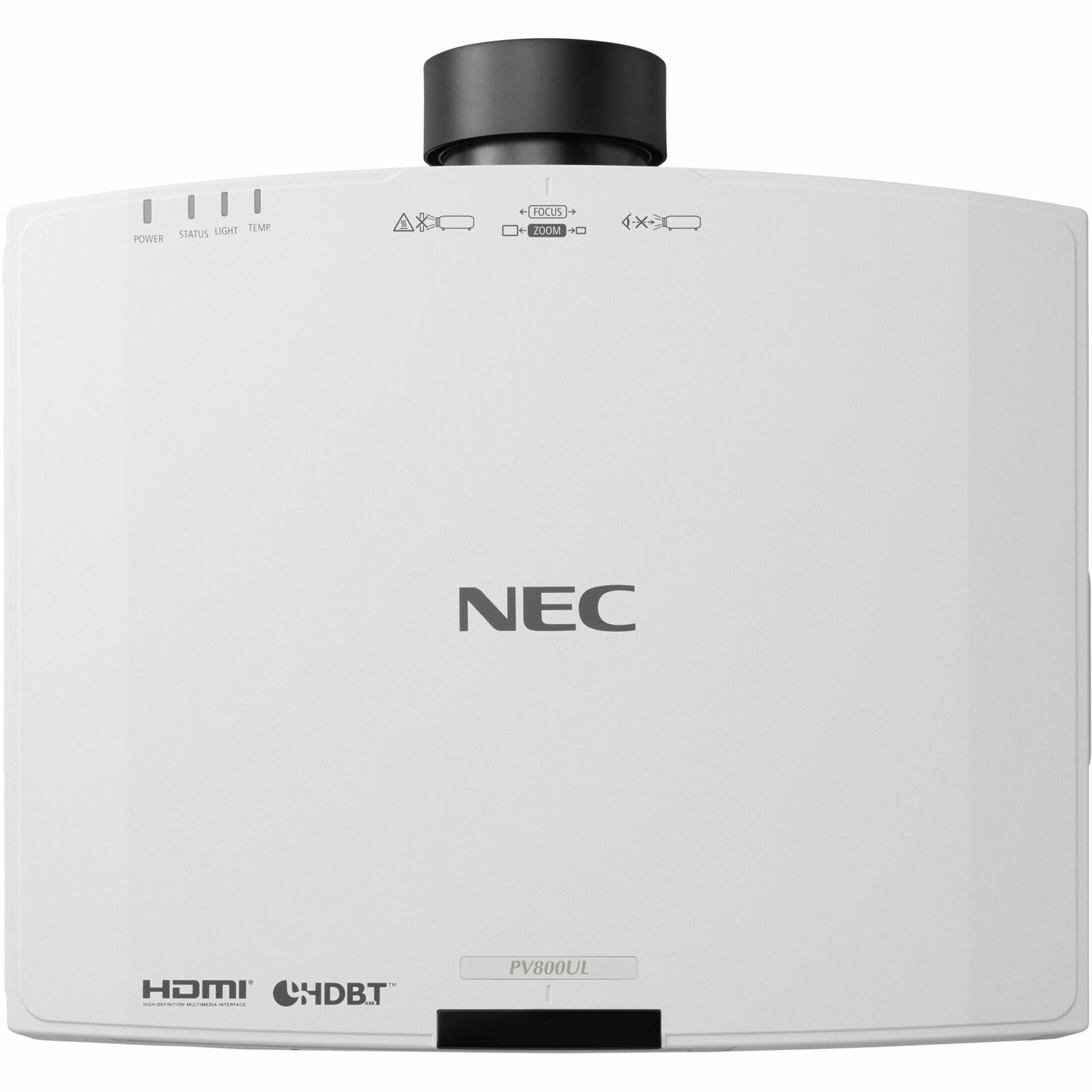 NEC Display NP-PV800UL-W1-41ZL LCD Projector, WUXGA, 8200 lm, Ultra Short Throw
