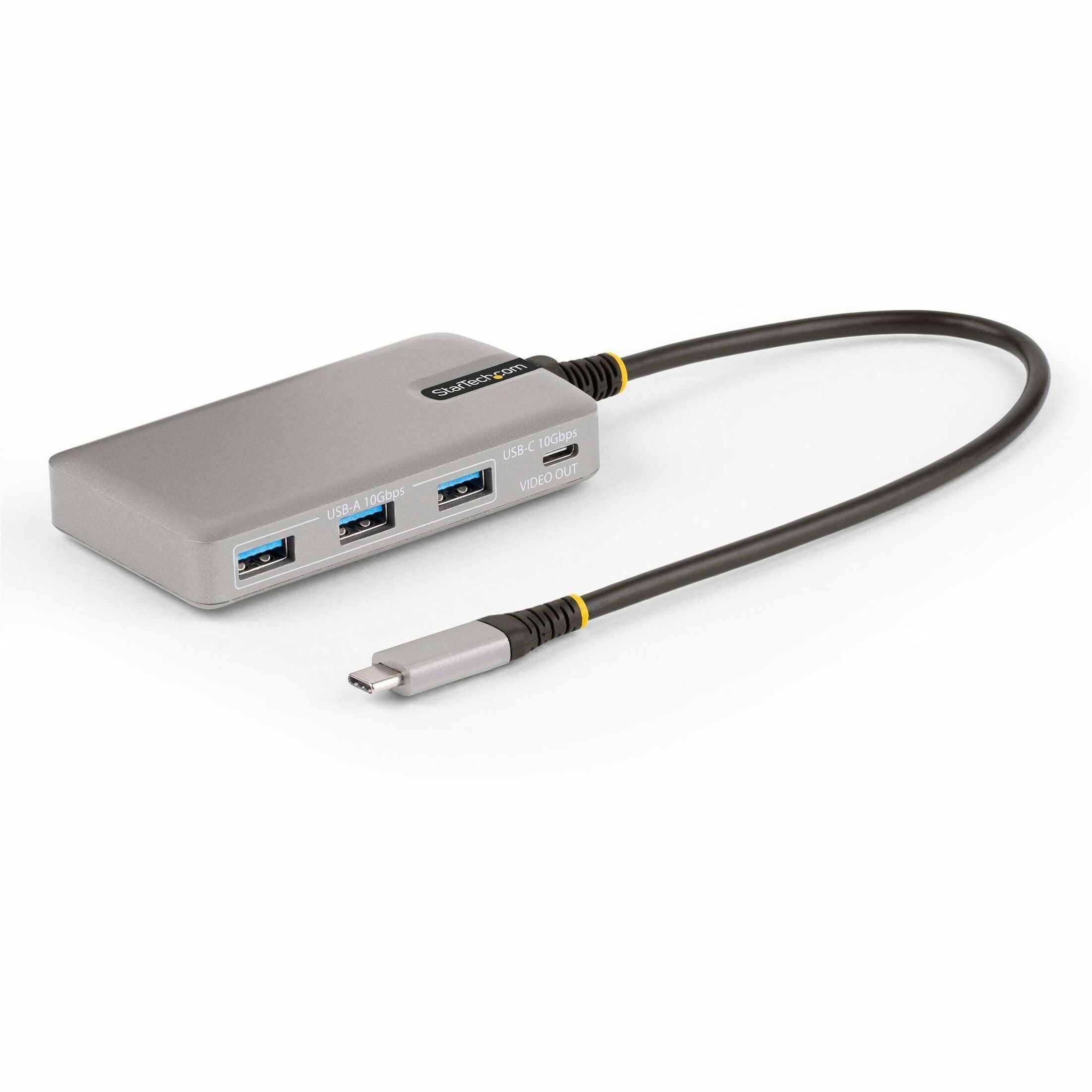 4-Port USB-C Hub, 10Gbps USB Type-C, 100W Power1
