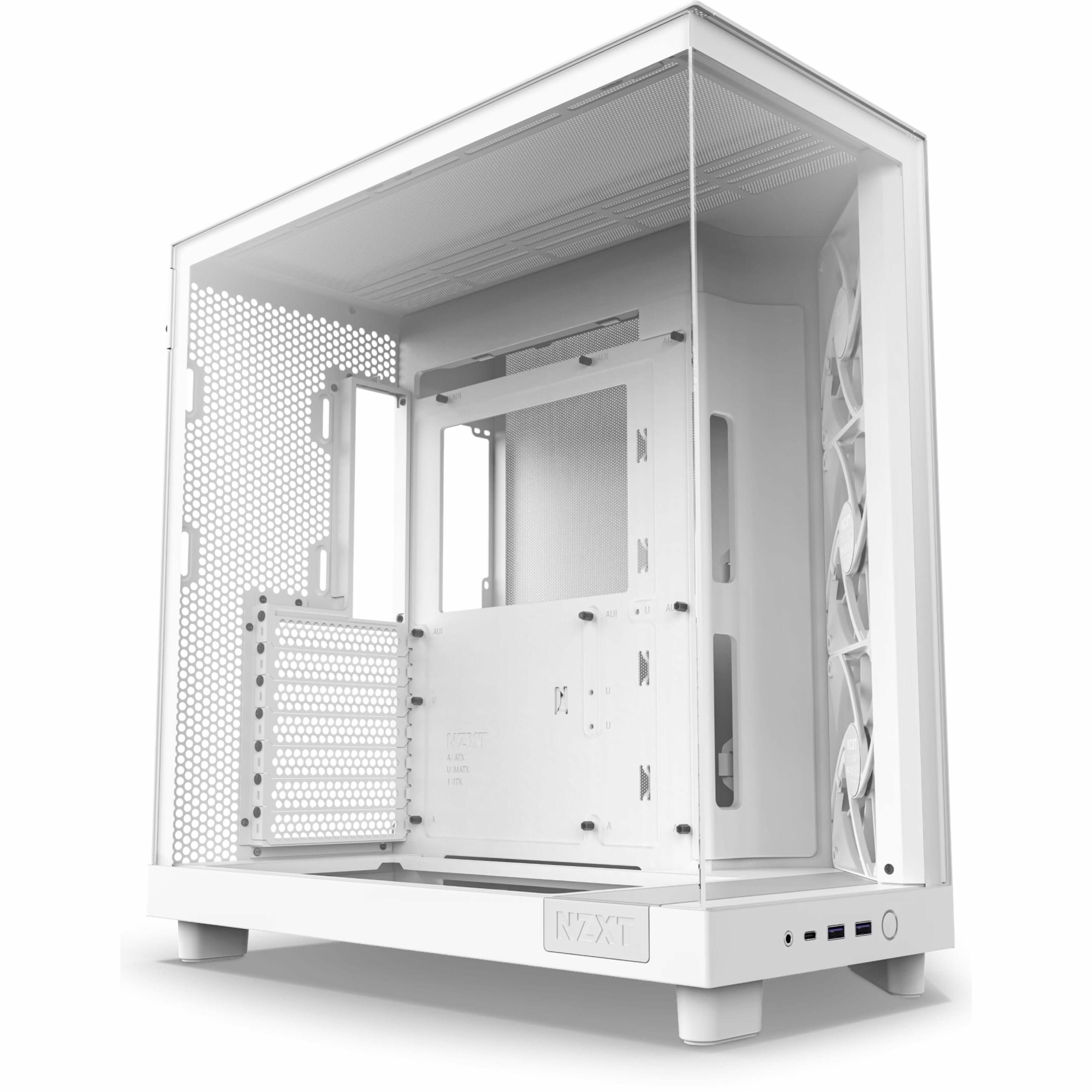 NZXT H6 Flow Mid-Tower Computer Case, Dual Chamber Design