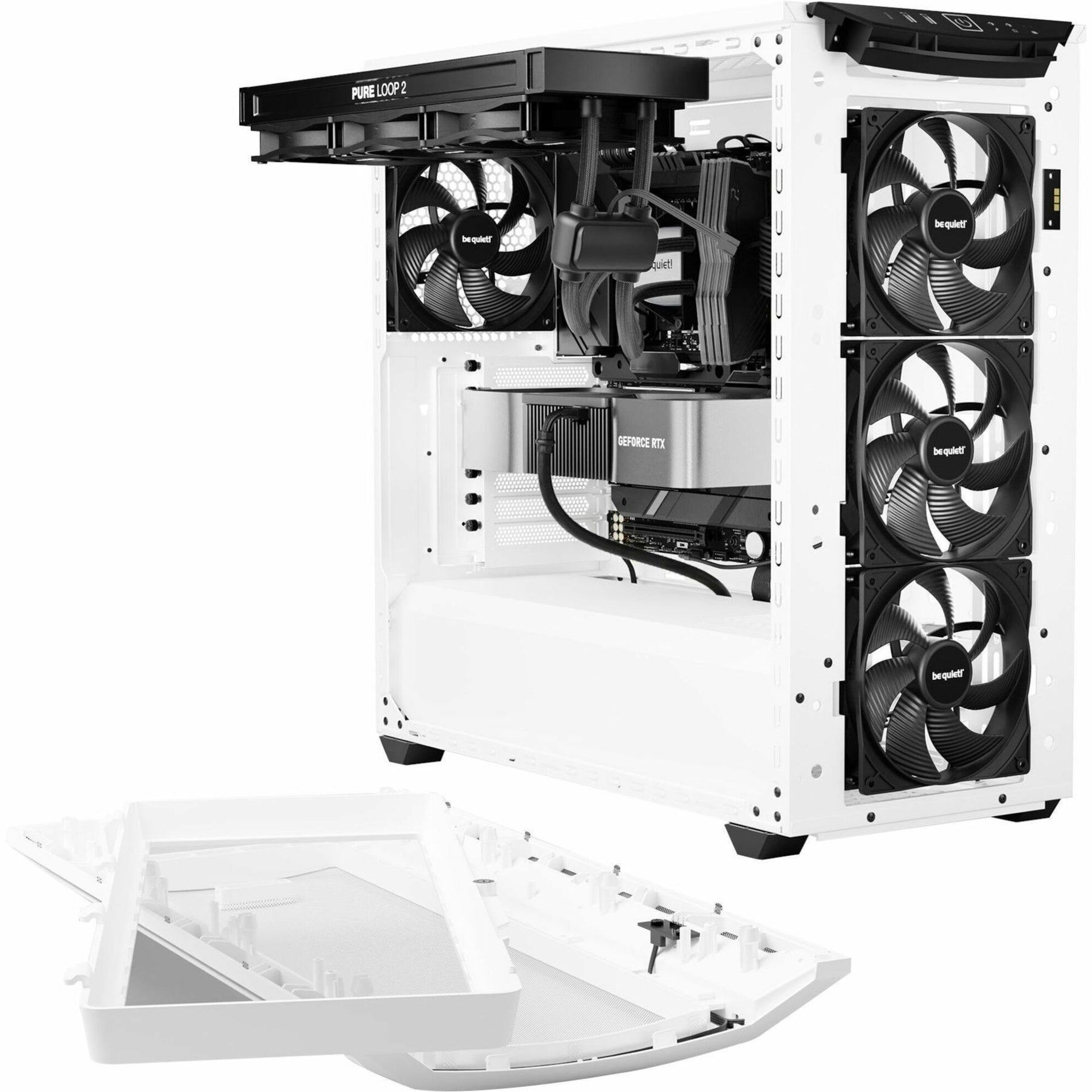 be quiet! BGW62 Shadow Base 800 DX White, Gaming Computer Case