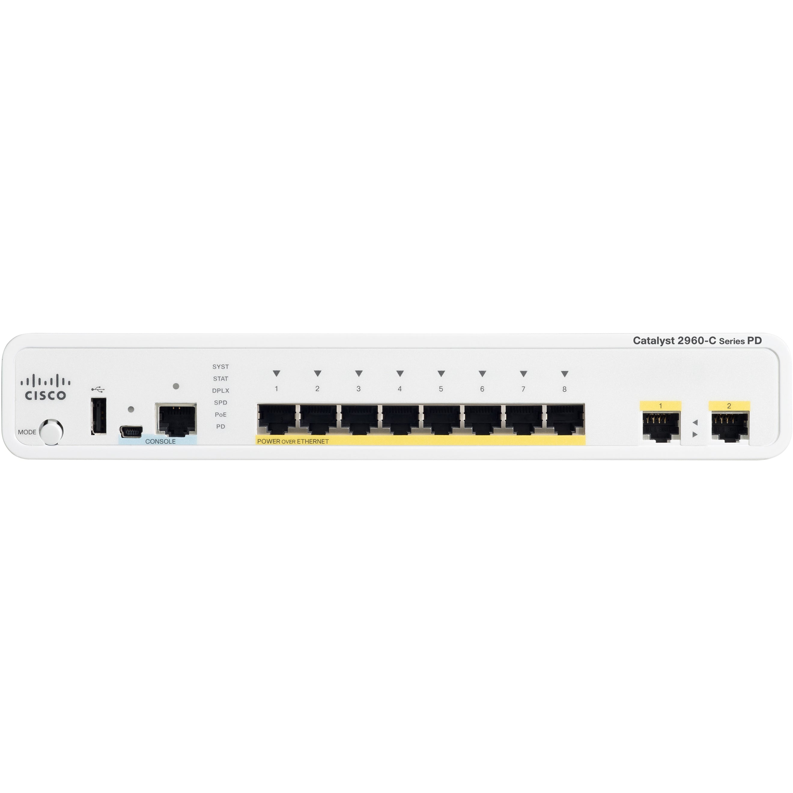 Cisco Catalyst 2960C Switch 8 FE PoE, Lan Base (WS-C2960C-8PC-L)