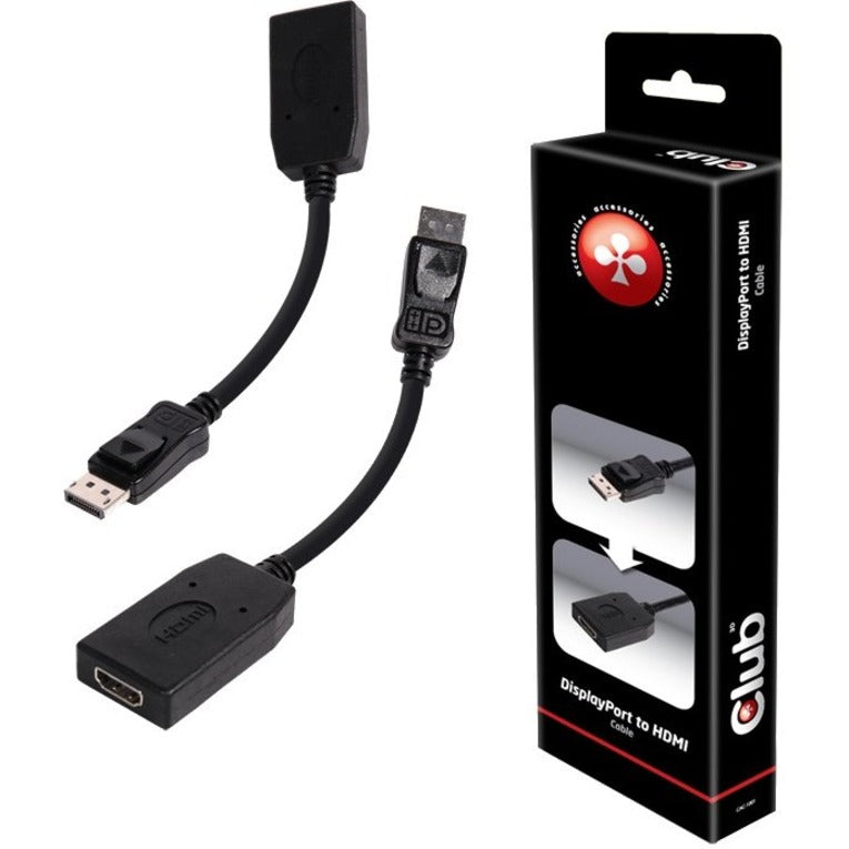 Club 3D DisplayPort to HDMI Adapter Cable (CAC1001)