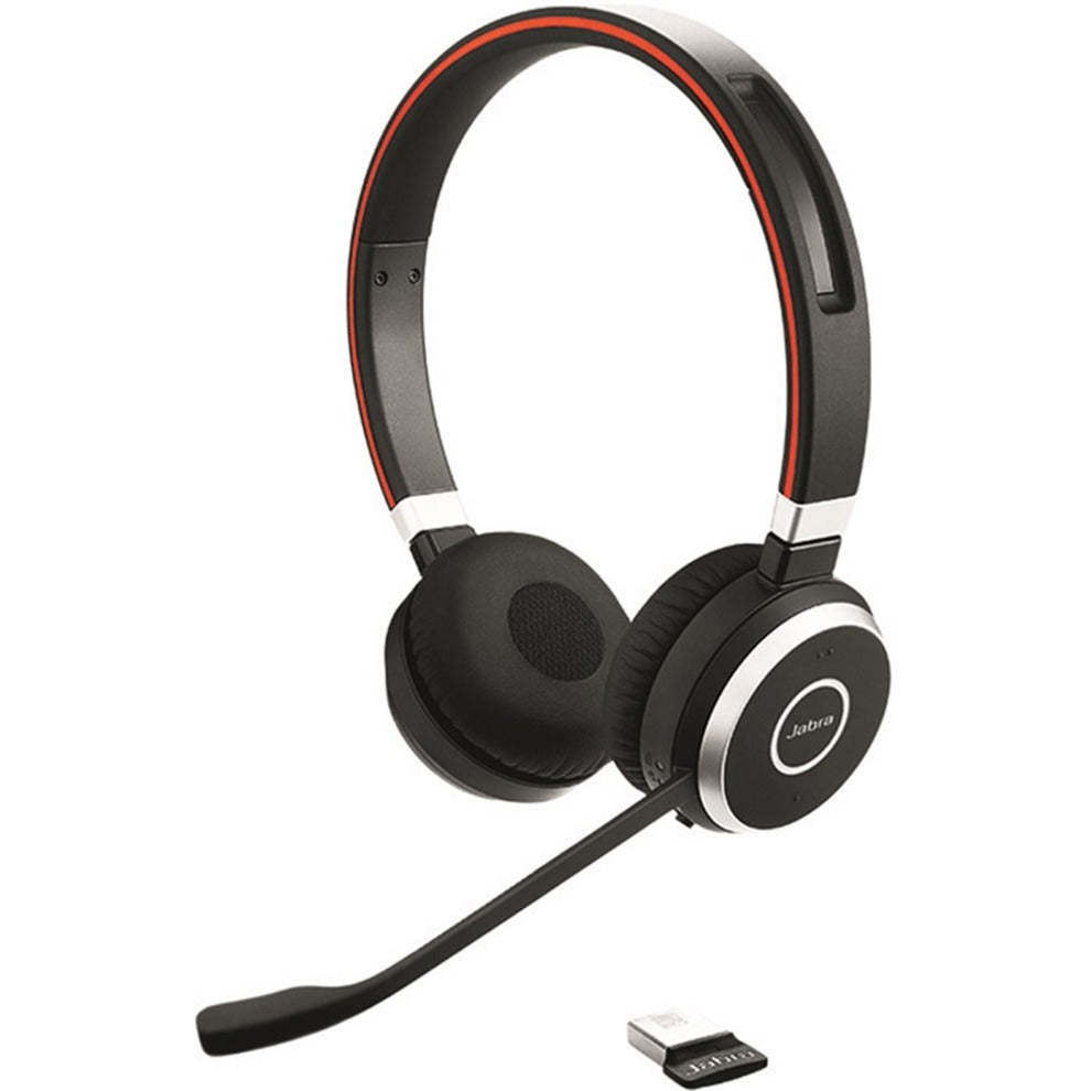 Jabra EVOLVE 65 UC Stereo Wireless Headset, Bluetooth NFC, Noise
